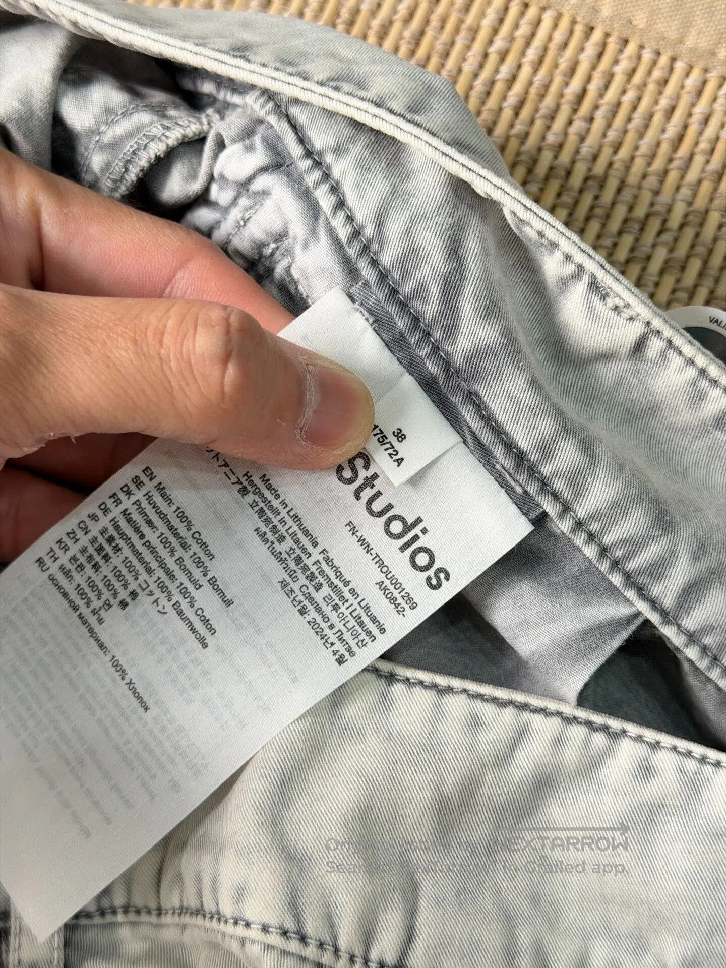 Acne Studios Acne Studios Utility Pocket Pants. Size US 38 / EU 54 - 5 Thumbnail