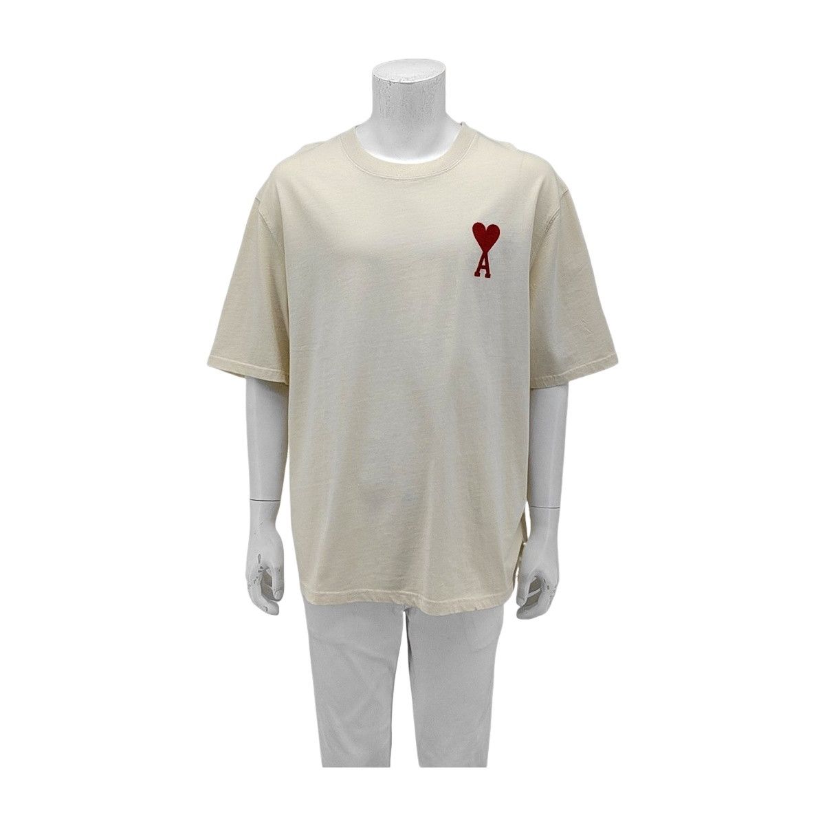 AMI AMI Heart Logo Cotton T-Shirt XXL Size US XXL / EU 58 / 5 - 1 Thumbnail