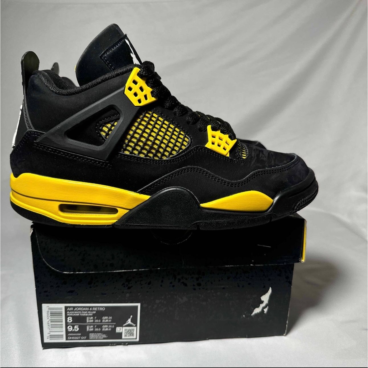 Jordan Brand × Nike Size 8 - Nike Air Jordan 4 Retro Thunder 2023 Men's Shoes Size US 8 / EU 41 - 1 Thumbnail