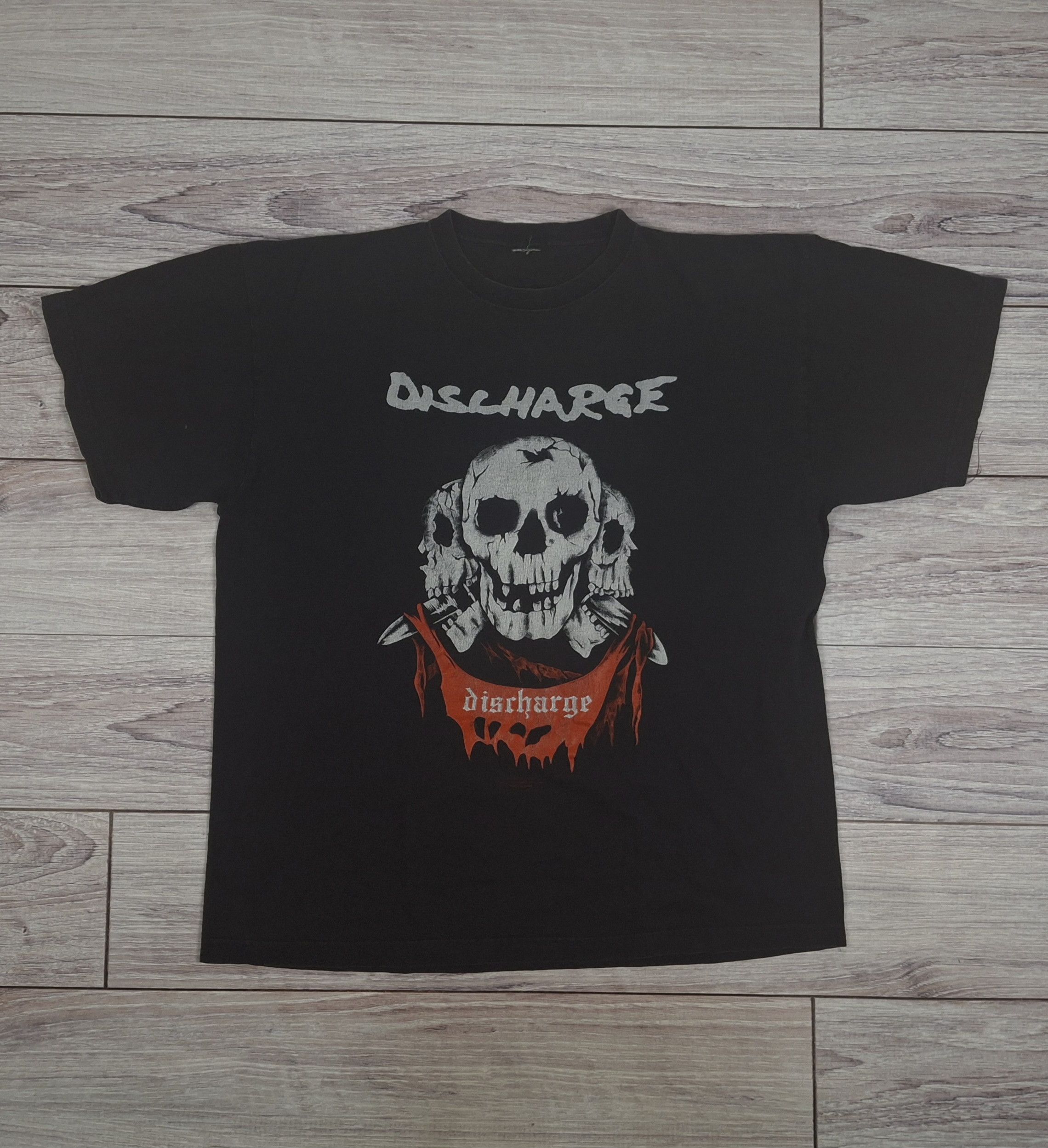 Discharge band vintage t-shirt 2003