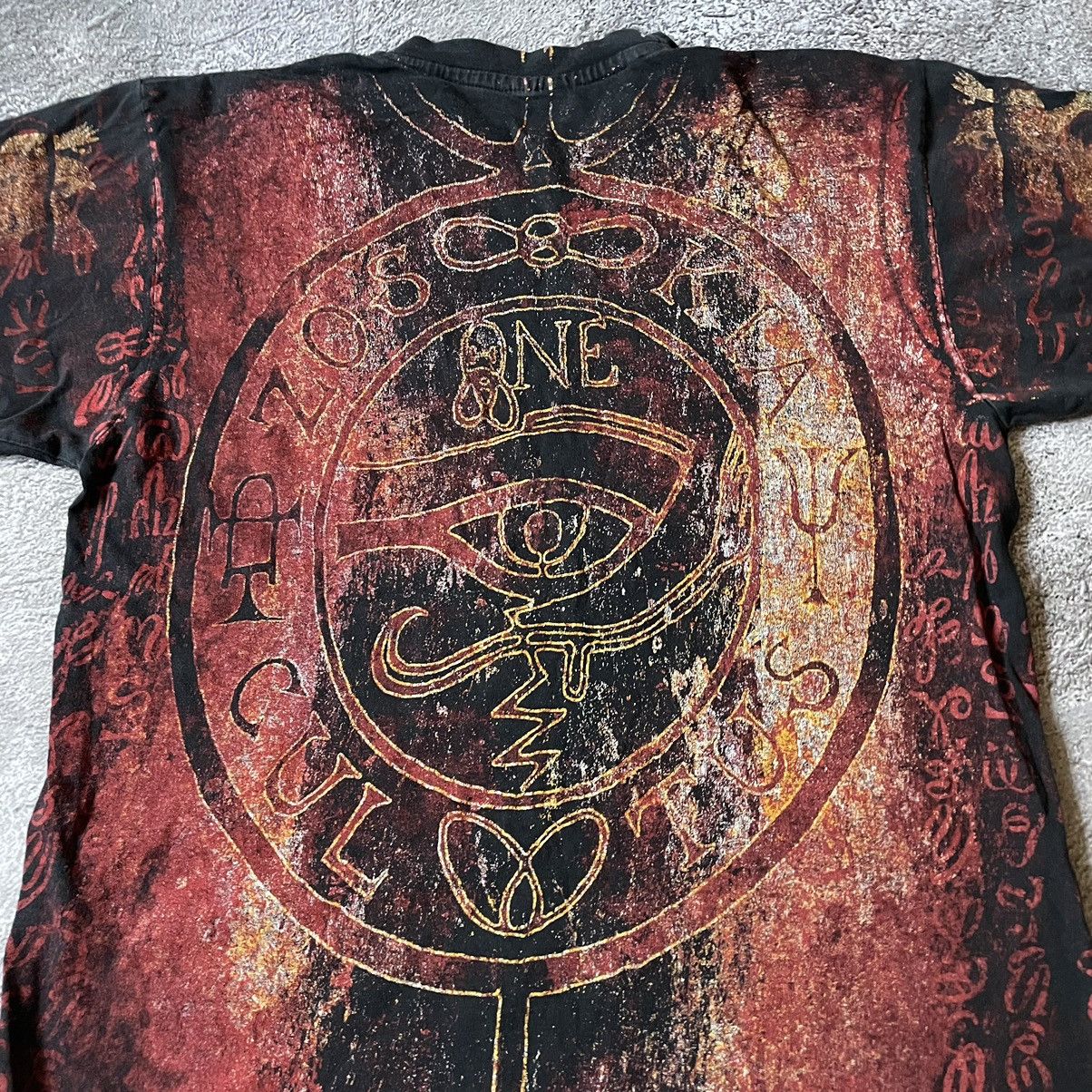 Vintage Vintage 90s Behemoth Graphic Tee Thrashed Horror Grunge M Size US M / EU 48-50 / 2 - 9 Thumbnail