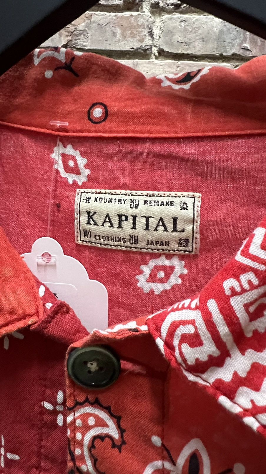 Kapital Kapital Bandana Button Up Sz. 5 Size US L / EU 52-54 / 3 - 4 Thumbnail
