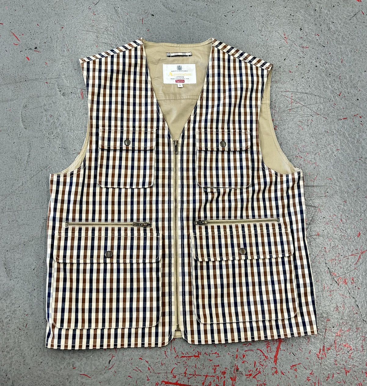 Aquascutum Supreme x Aquascutum Utility Vest Size Large Size US L / EU 52-54 / 3 - 1 Thumbnail