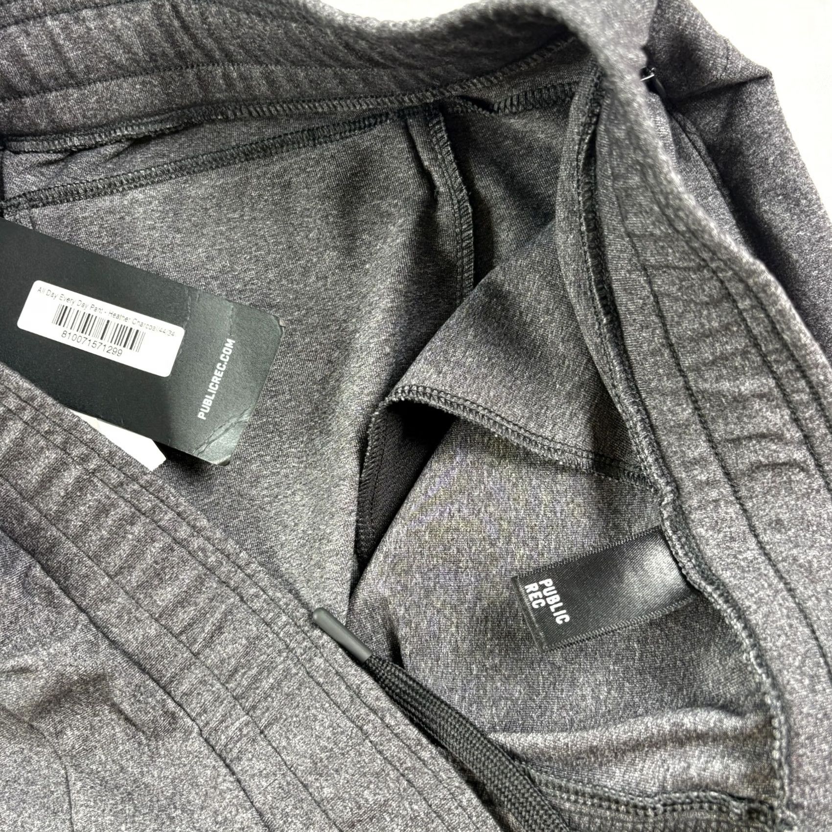 Vintage Public Rec Pants Mens 34 Gray 44x34 All Day Every Stretch Tech Lounge NEW Size US 34 / EU 50 - 5 Thumbnail