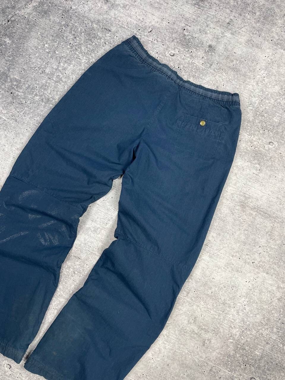 Nike × Vintage Vintage Nike Y2K Style Big Logo Swoosh Drill Nylon Pants Size US 32 / EU 48 - 24 Thumbnail