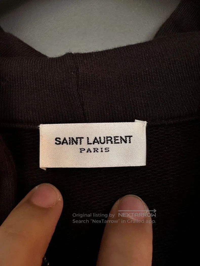 Other Saint Laurent Paris Shark Embroidery Hoodie. Size US XL / EU 56 / 4 - 4 Thumbnail