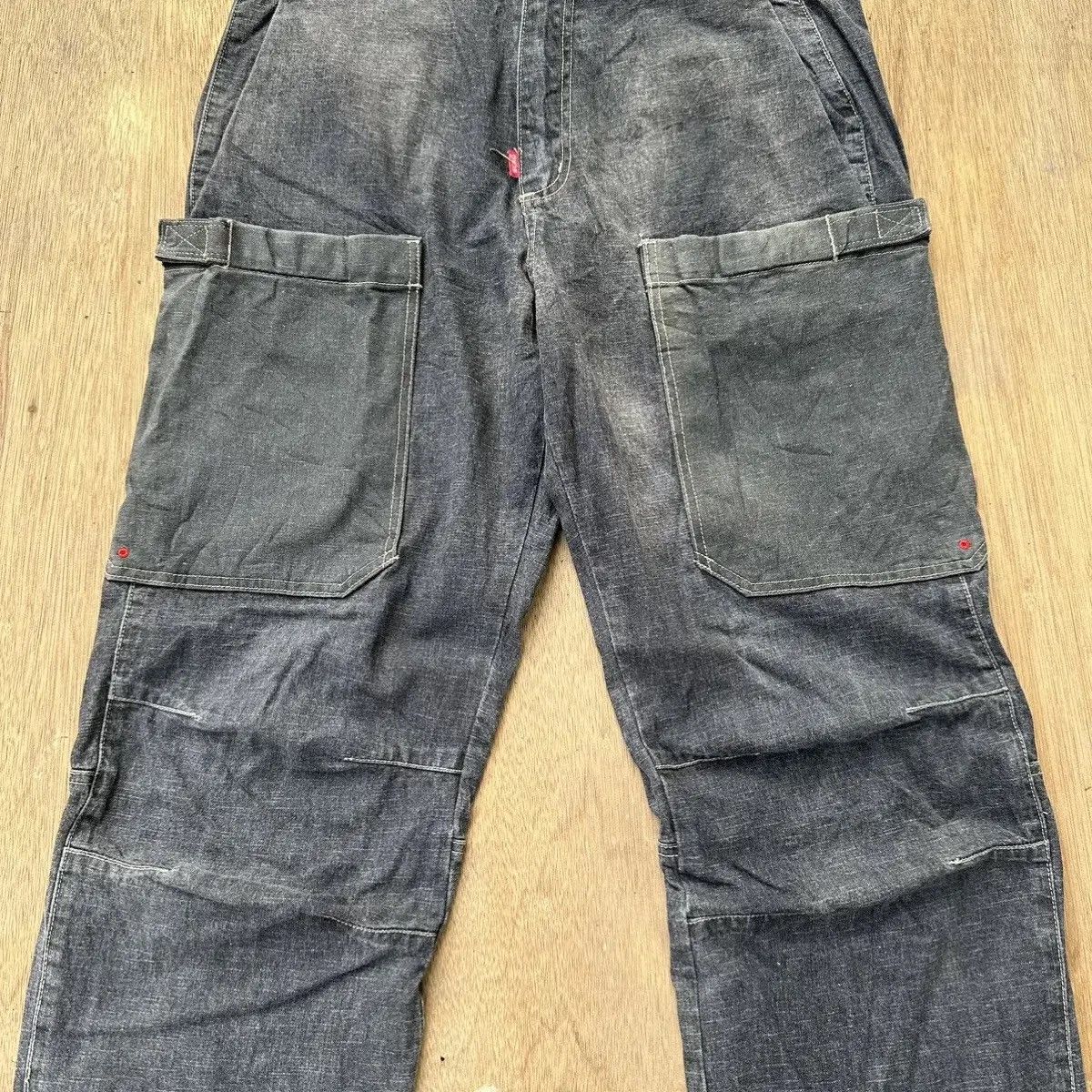Ecko Unltd. CRAZY 🔥Y2K ECKO UNLTD. WORKWEAR JEANS BAGGY DENIM VERY RARE Size US 32 / EU 48 - 2 Thumbnail