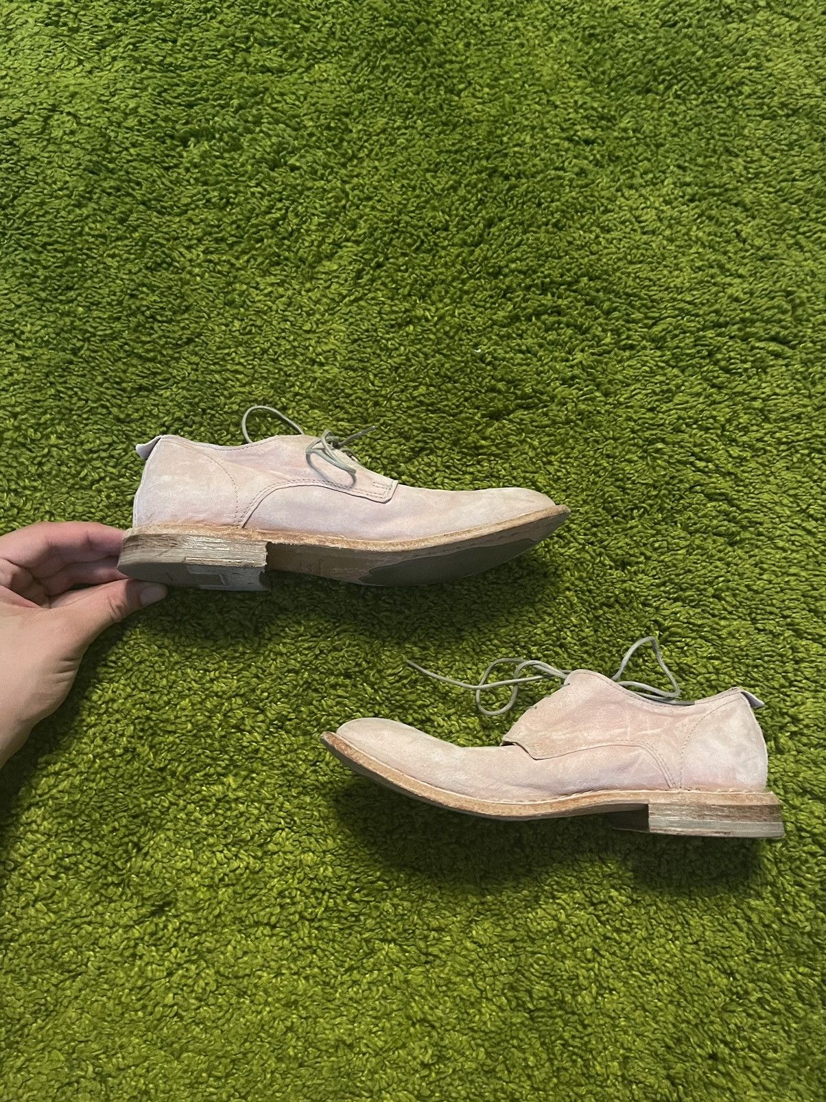 Designer × MoMA Moma avant garde suede derby shoes Size US 6 / IT 36 - 3 Thumbnail