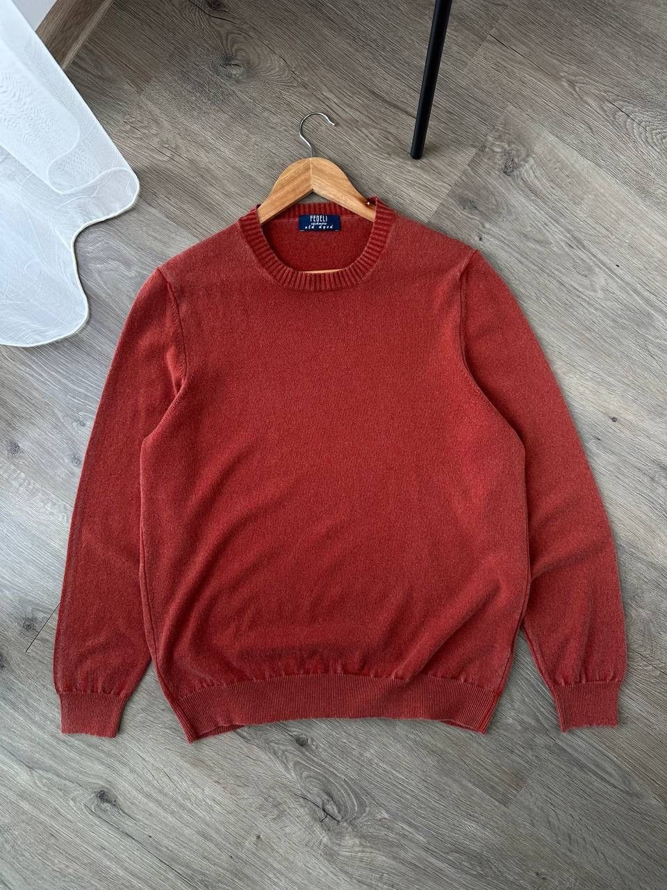 Fedeli × Vintage Vintage Fedeli Cashmere Orange Mens Sweater Size US M / EU 48-50 / 2 - 1 Thumbnail
