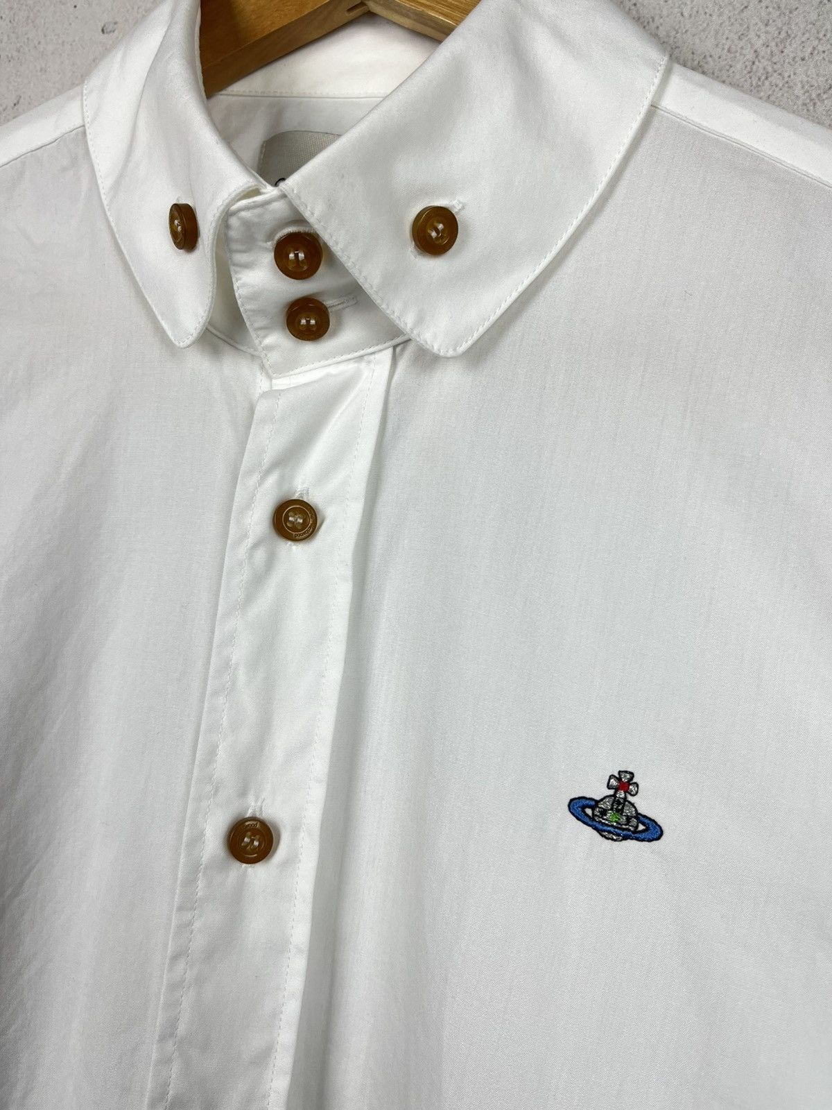 Vivienne Westwood Vivienne Westwood Luxury White Shirt Rare Retro Hype Y2K Size US M / EU 48-50 / 2 - 4 Thumbnail
