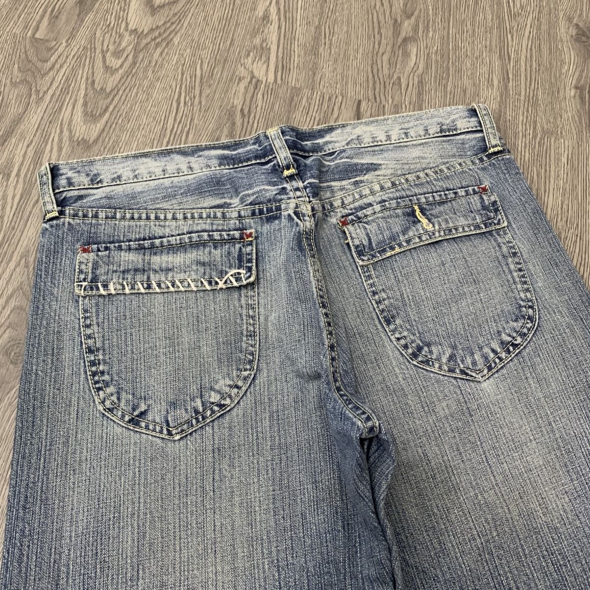Takeo Kikuchi 🇯🇵Vintage'90s TAKEO KIKUCHI Distressed Patchwork Pant🇯🇵 Size US 33 - 5 Thumbnail
