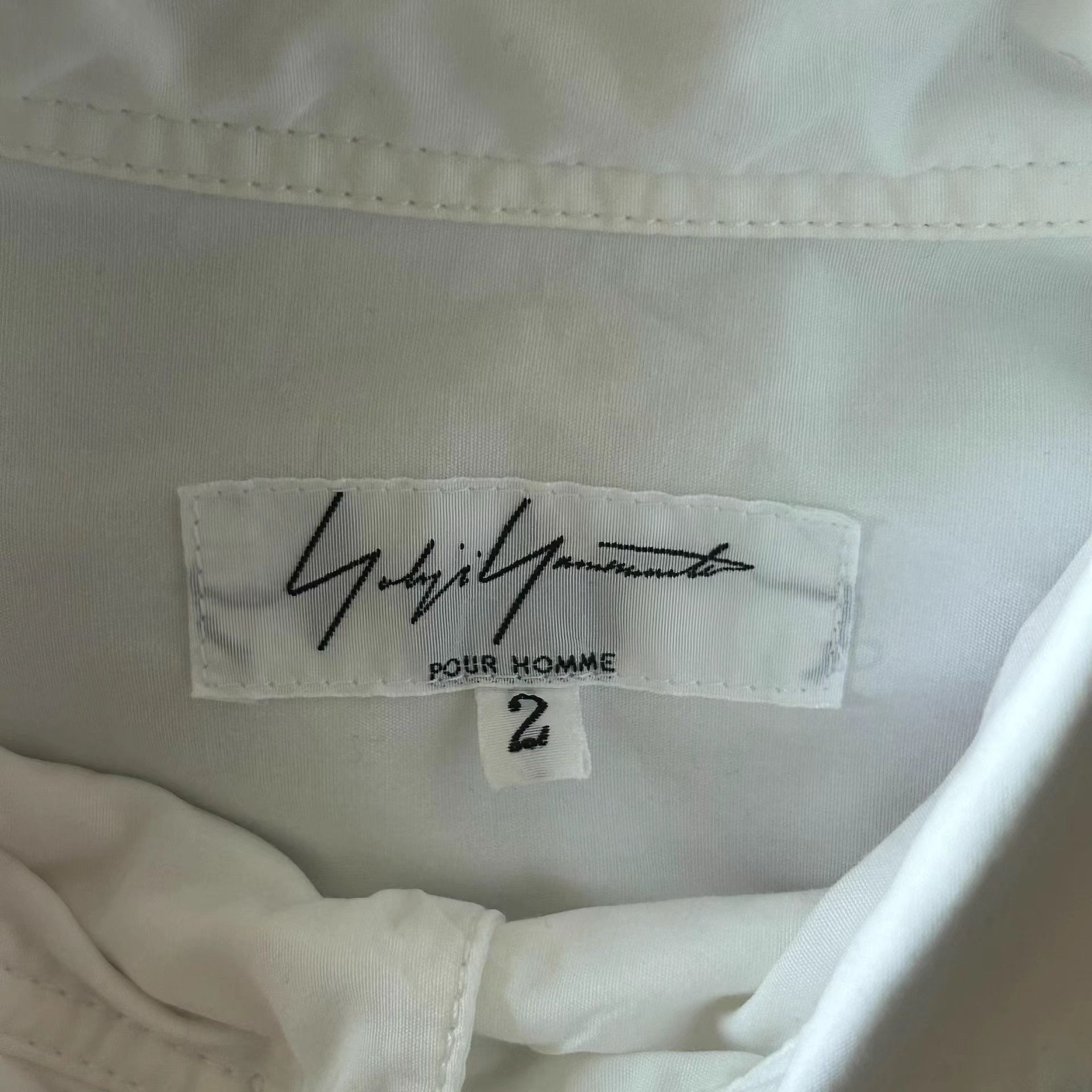 Yohji Yamamoto Yohji Yamamoto 15aw Original Triple Layer White Shirt K4 Size US M / EU 48-50 / 2 - 4 Thumbnail