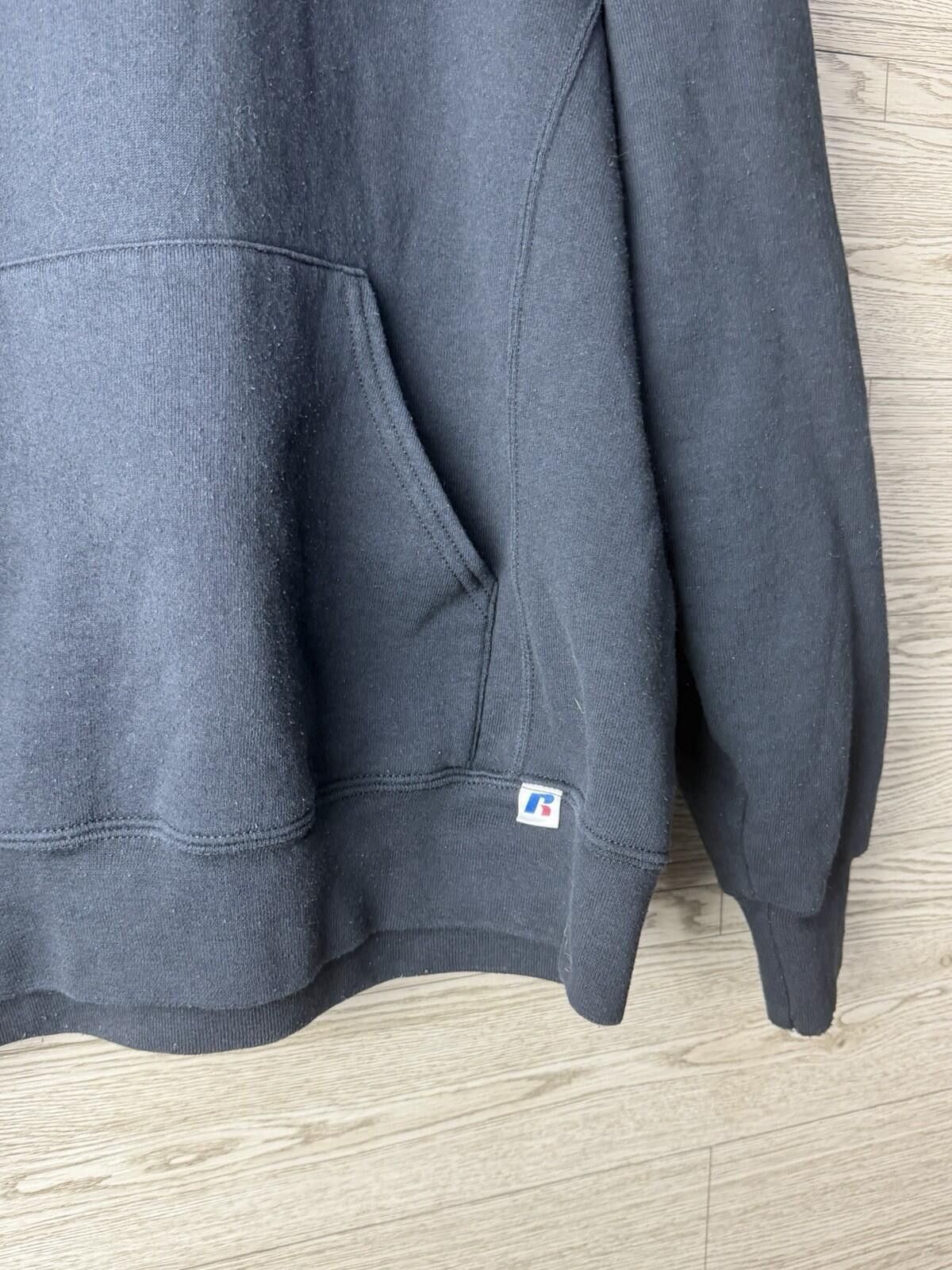 Russell Athletic Vintage Y2K Russell Athletic Black Blank Hoodie Size M Size US M / EU 48-50 / 2 - 6 Thumbnail