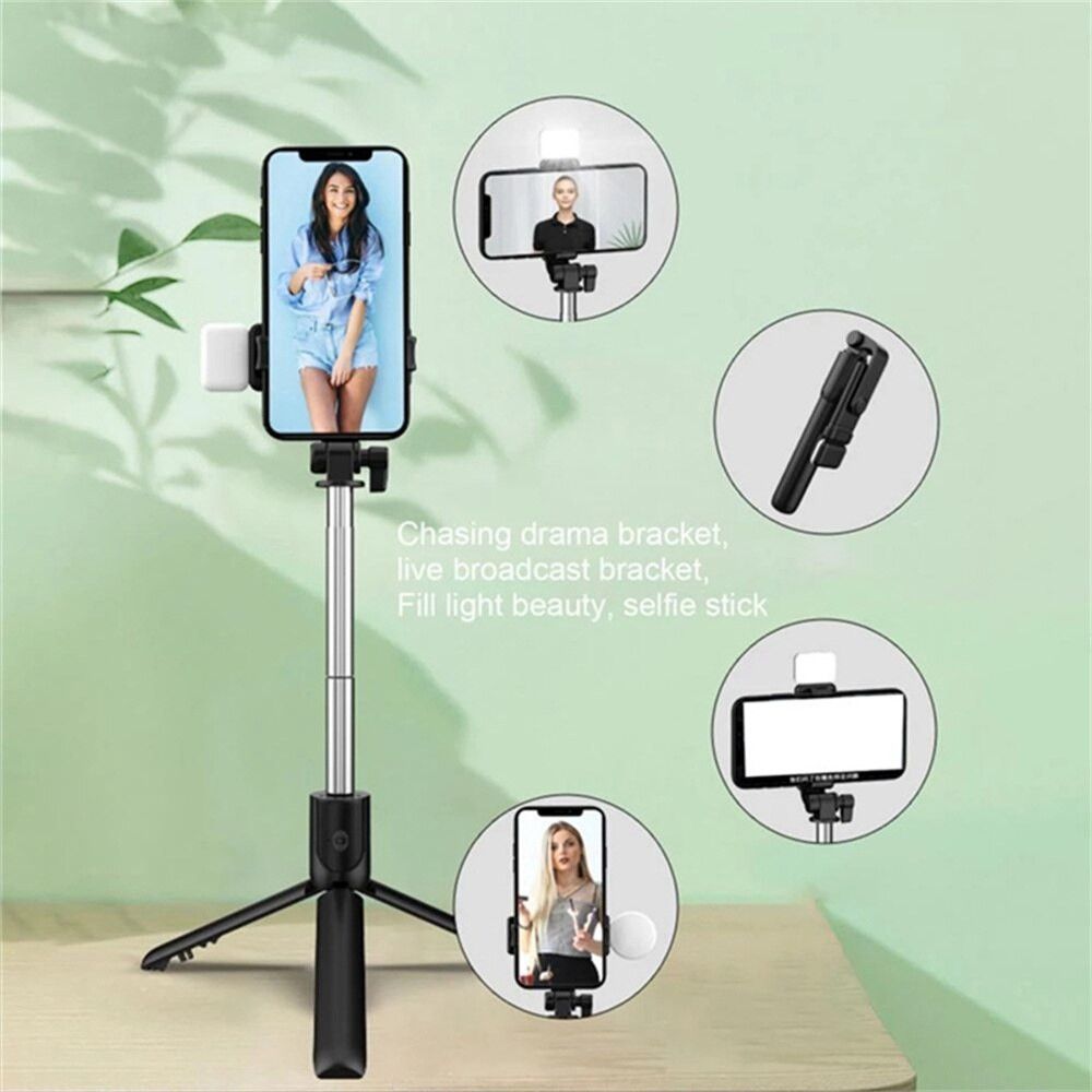 Other Wireless Selfie Stick Phone Holder 74cm Mini Tripod LED Size ONE SIZE - 6 Thumbnail