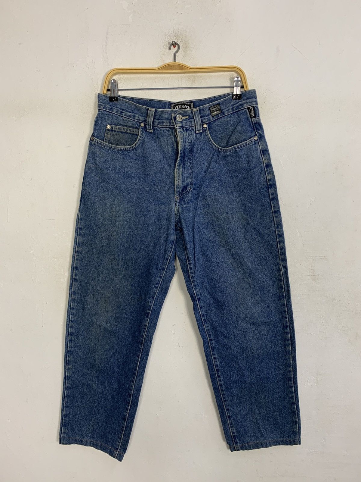 Versace Jeans Couture 90s Versace Jean Couture Relaxed Denim Jeans Size 30" / US 8 / IT 44 - 3 Thumbnail
