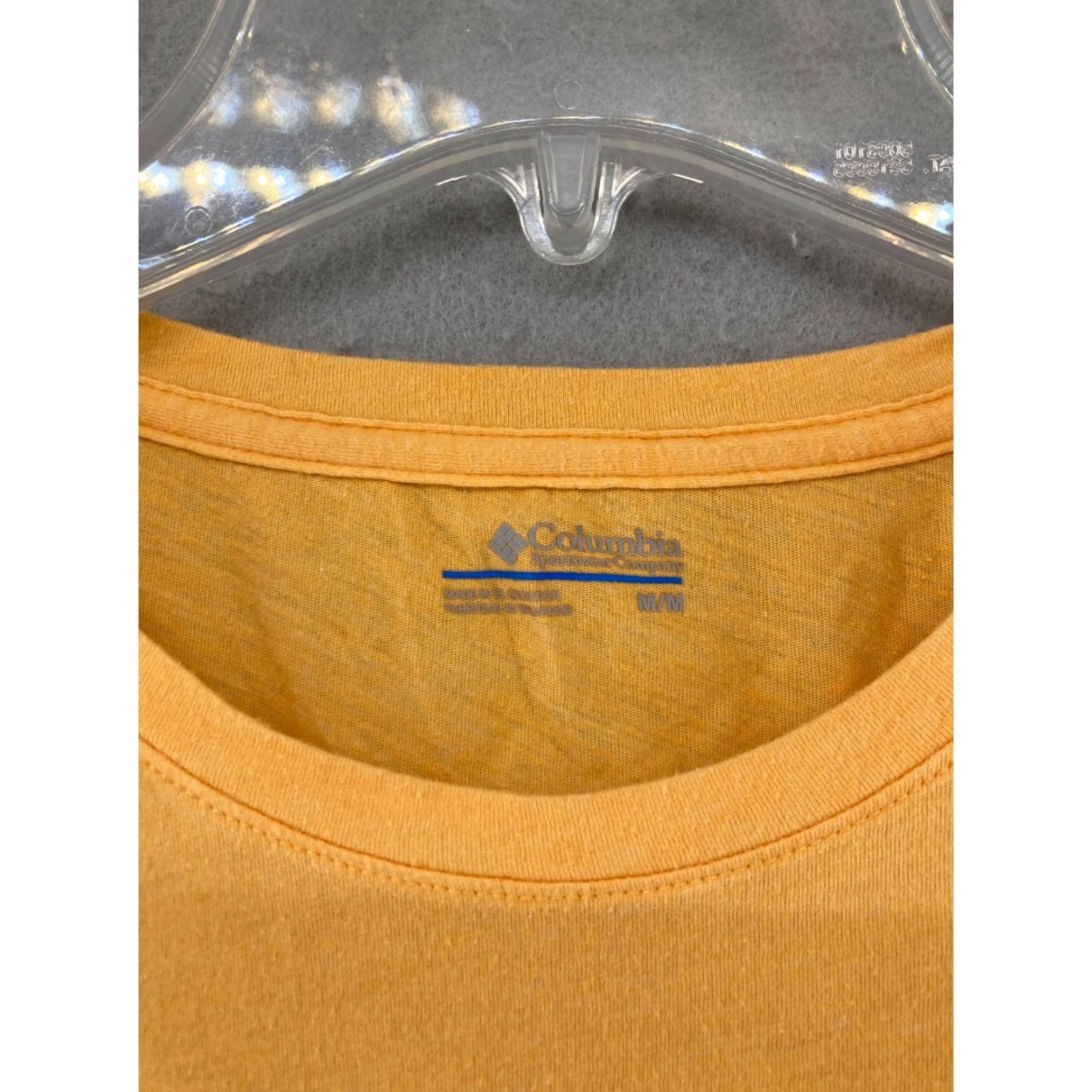 Vintage Columbia T Shirt Womens M Shirt Adult M Yellow Women's Columbia Cotton Crew Neck Short Sleeve T-Shirt Size M / US 6-8 / IT 42-44 - 5 Thumbnail