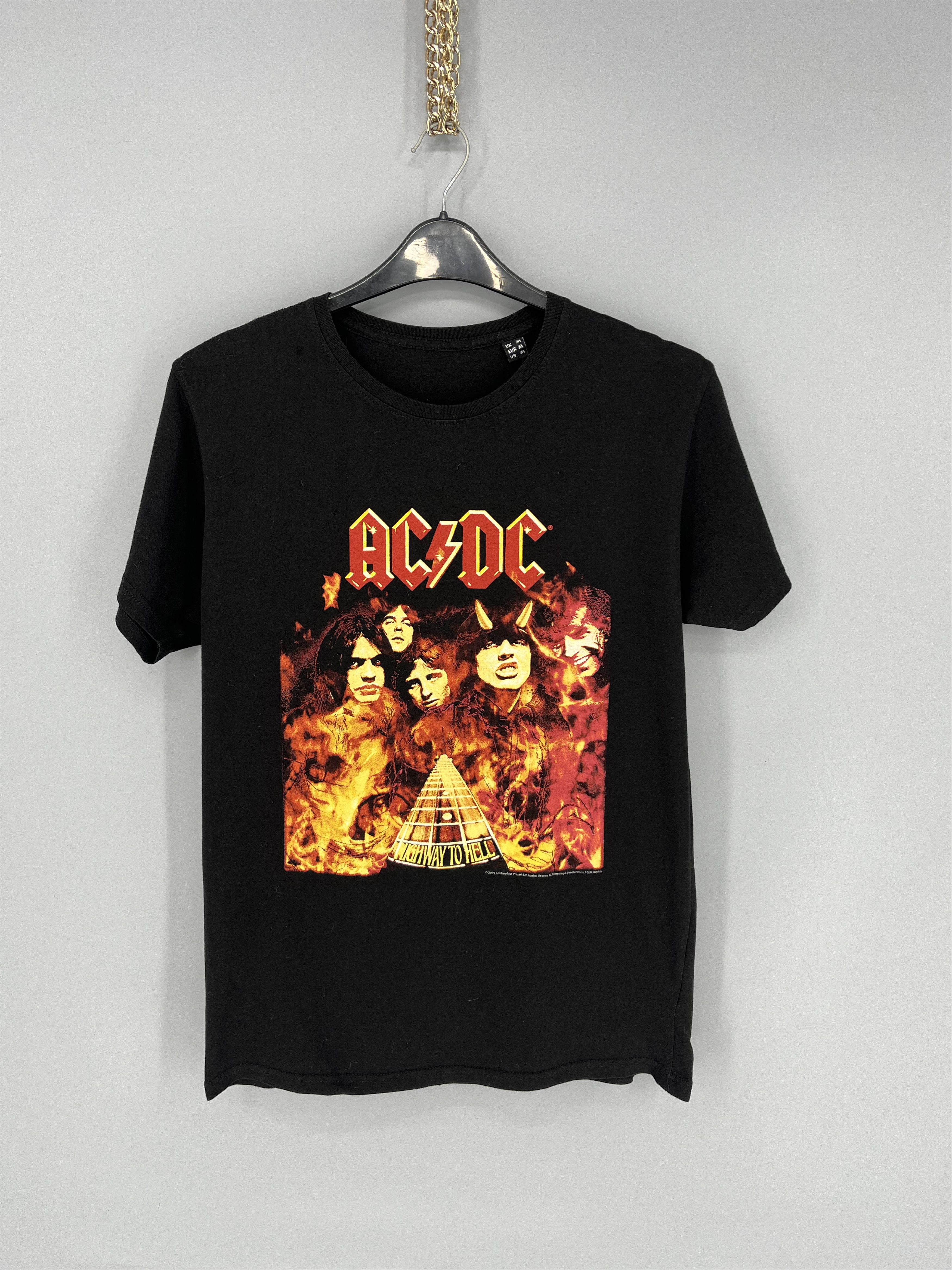 Band Tees Vintage Y2K Ac/Dc Highway To Hell World Tour BAND TEE Size US M / EU 48-50 / 2 - 1 Thumbnail