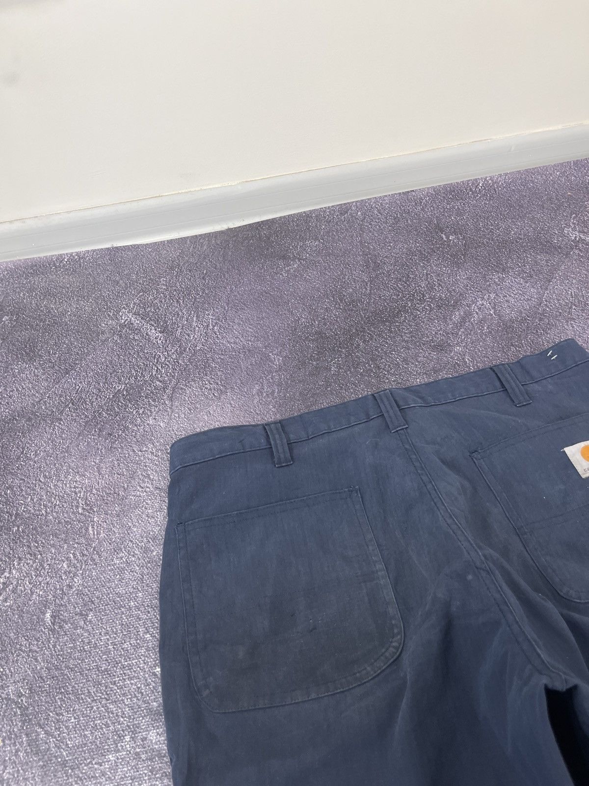 Carhartt Vintage Carhartt Y2K Navy Work Relaxed Pants Size US 34 / EU 50 - 8 Thumbnail