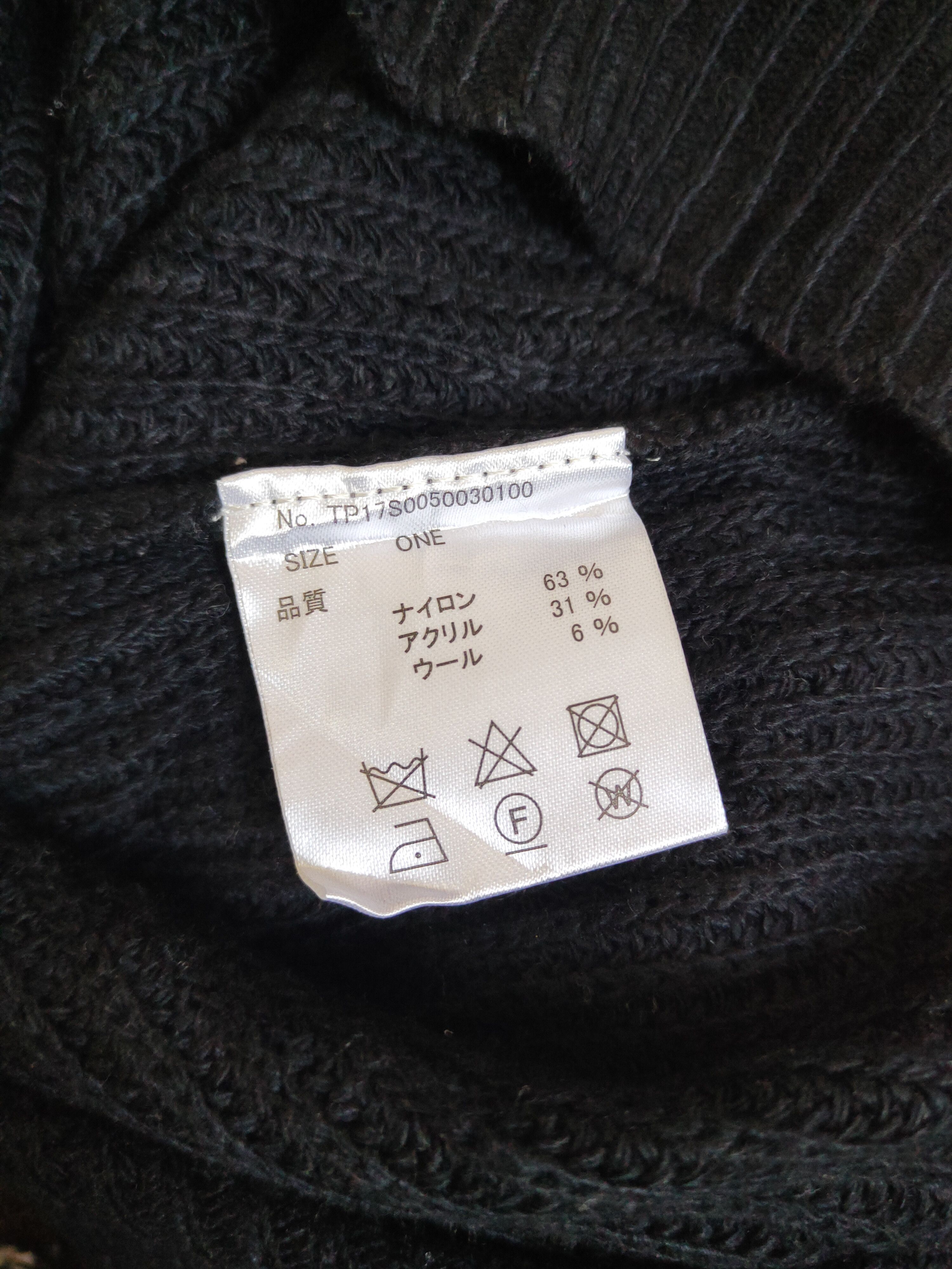 Ciaopanic DL Ciaopanic Black Knitwear Cardigan #46-947 Size S / US 4 / IT 40 - 10 Thumbnail