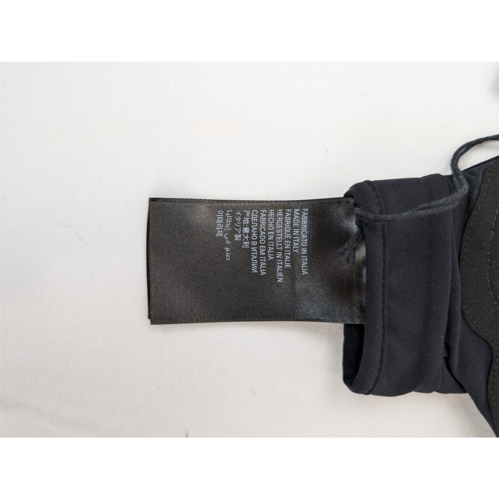 Balenciaga o1rshd1 Size: M / Activewear Open Finger Gloves in Black Size ONE SIZE - 12 Thumbnail