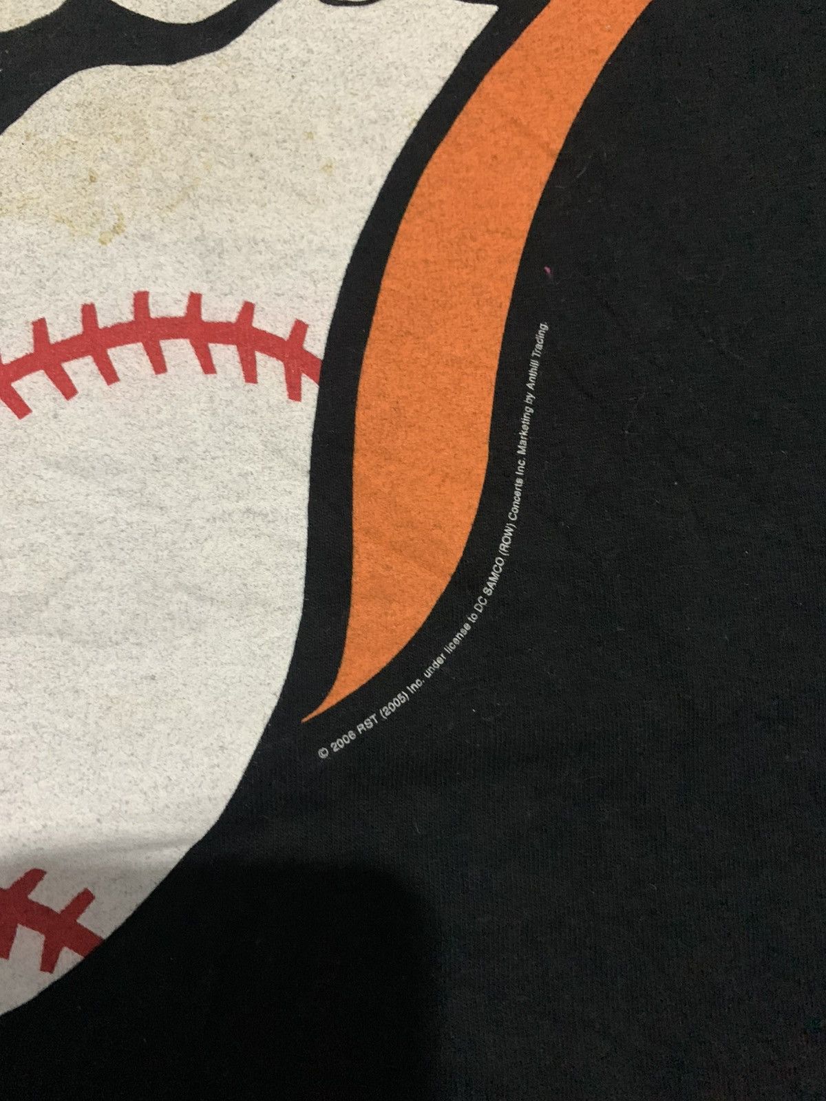 Band Tees THE ROLLING STONES "Baseball Tongue" Tokyo Dome Tour T-Shirt Size US L / EU 52-54 / 3 - 4 Thumbnail