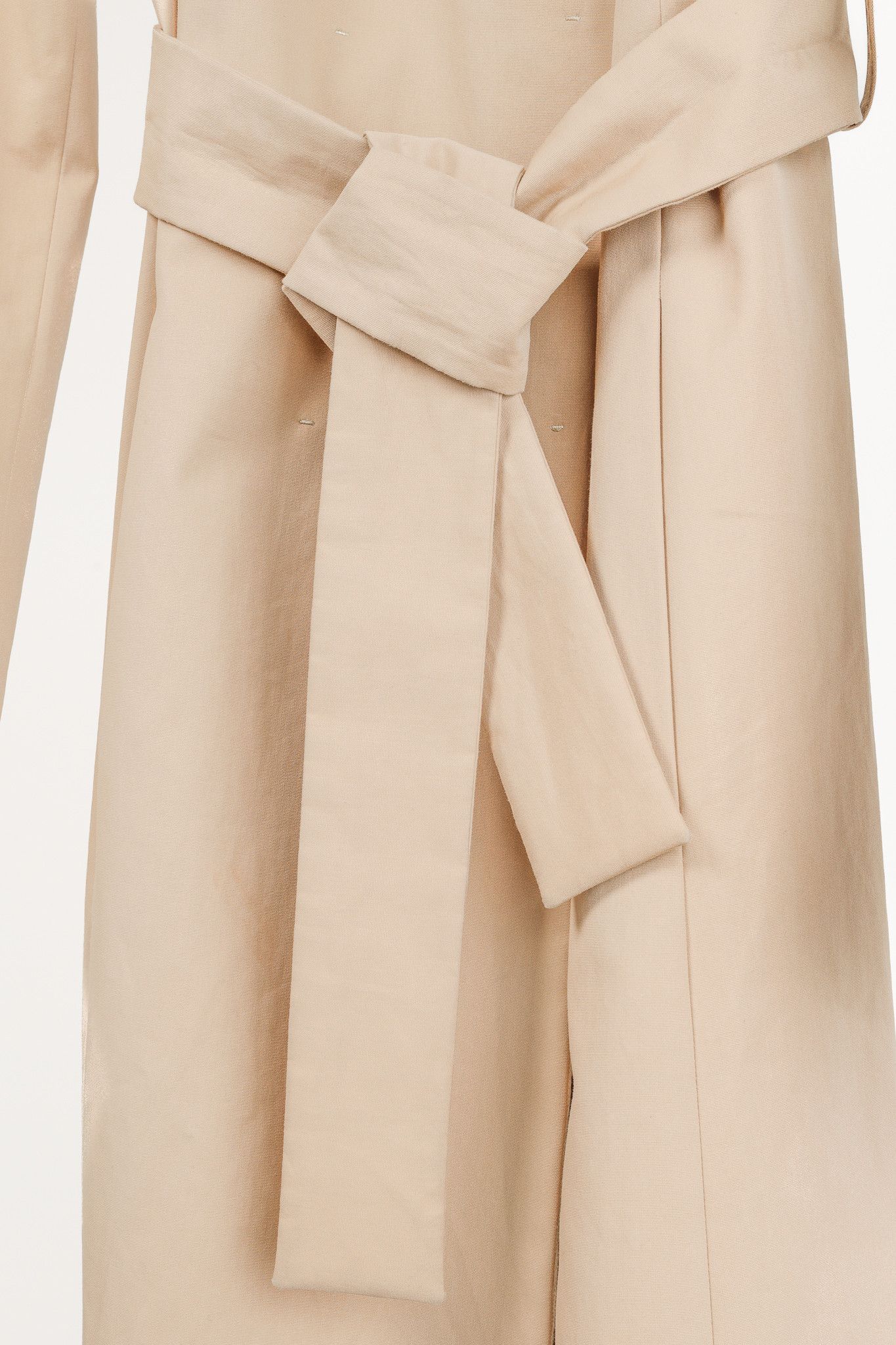 Fendi Fendi Tan Cotton Belted Pleated-Sleeve Trench Coat Size M / US 6-8 / IT 42-44 - 7 Thumbnail