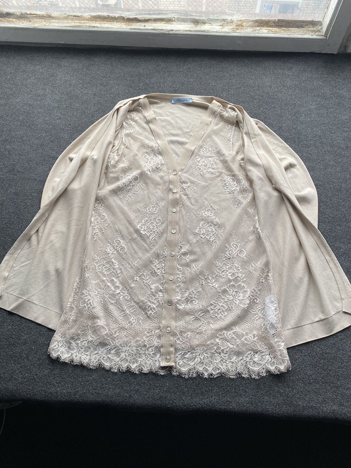 Blumarine 🔥Blumarine Unique Sweater Dress Beige wom sexy rare m sz Size M / US 6-8 / IT 42-44 - 3 Thumbnail