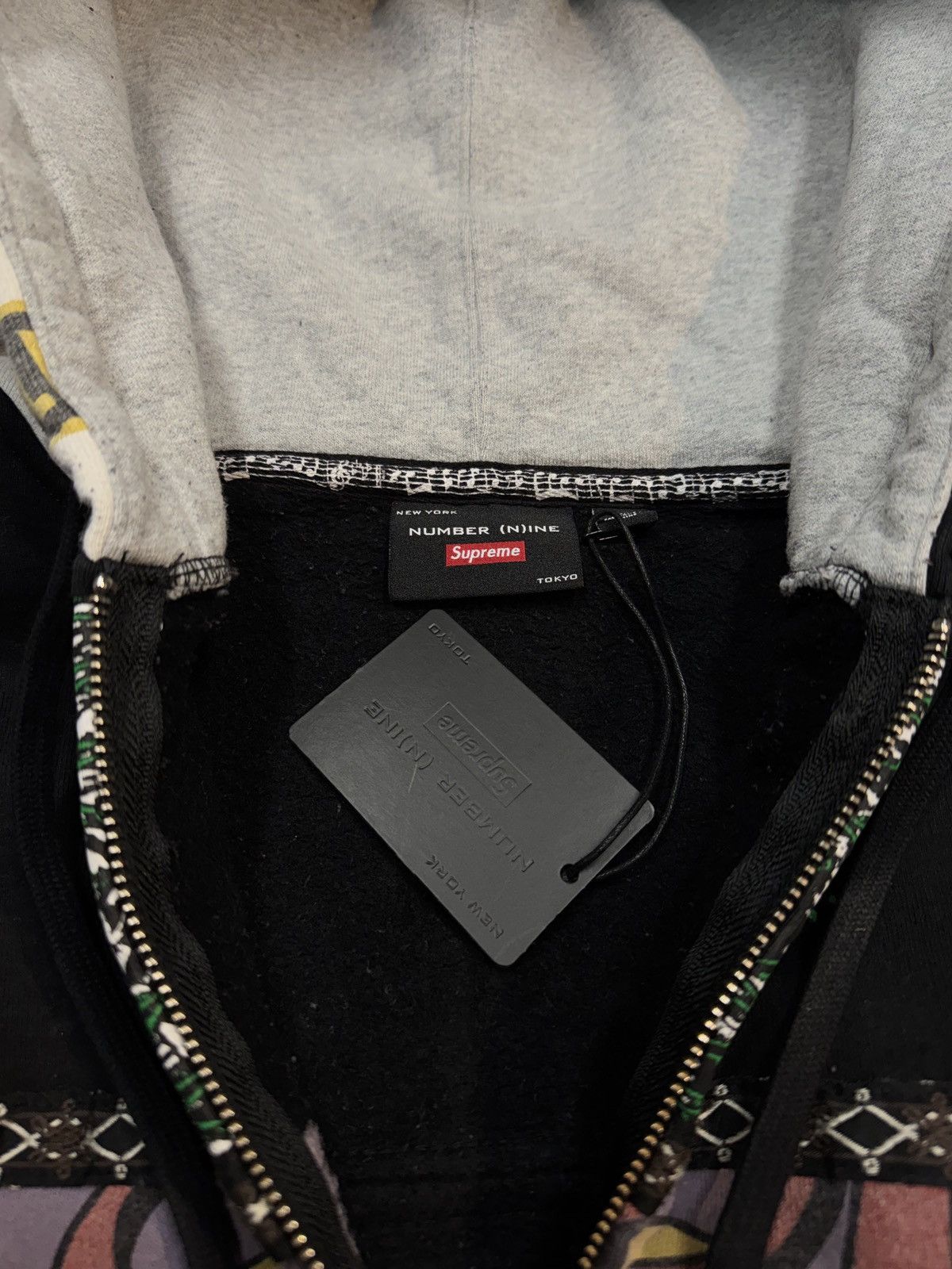 Number (N)ine × Supreme Supreme x Number (N)ine All Over Print Zip-Up Hoodie Size US L / EU 52-54 / 3 - 4 Thumbnail