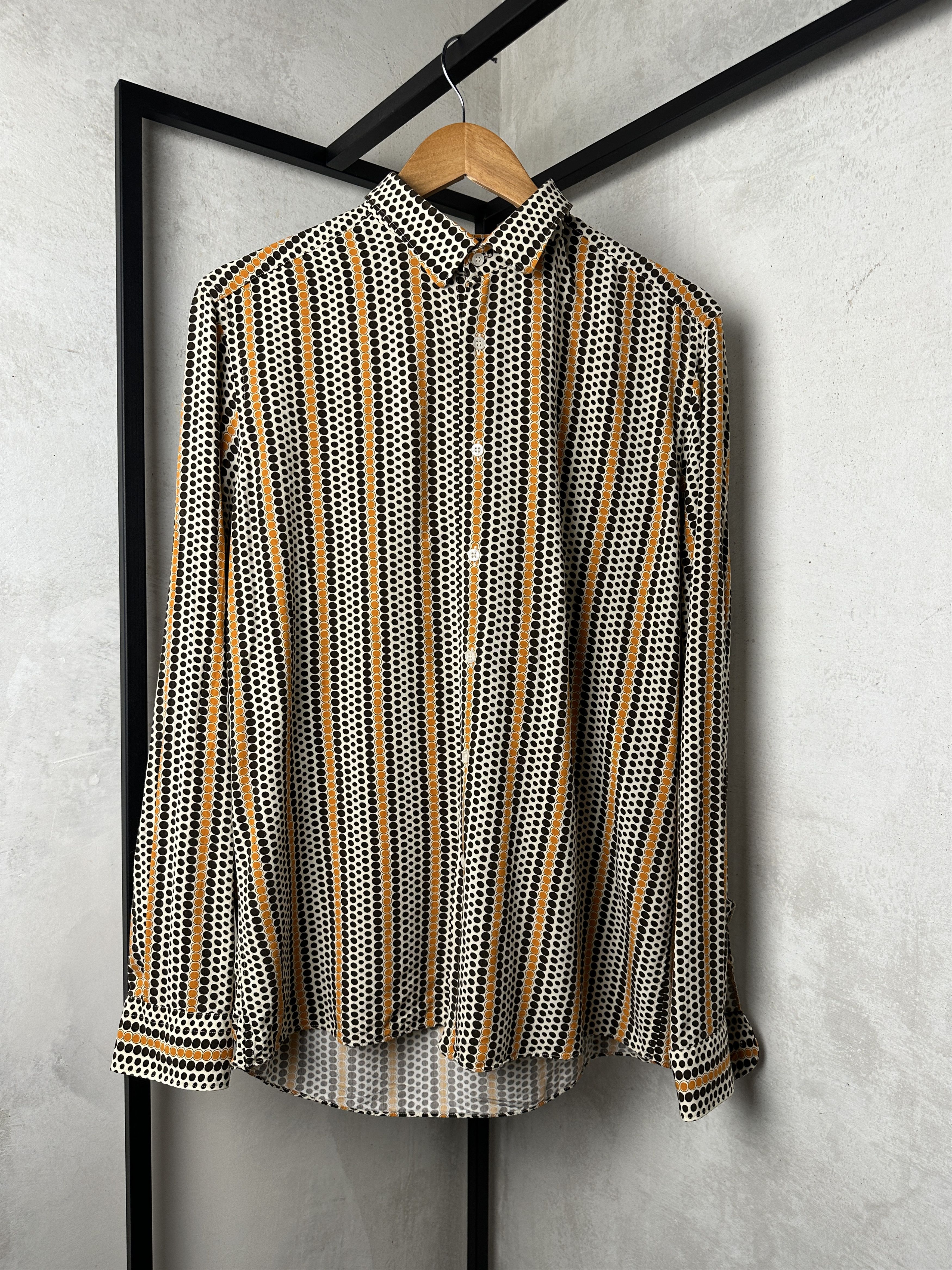 Emanuel Ungaro Ungaro Polka Dot Cotton Shirt (Button Up) Size US M / EU 48-50 / 2 - 1 Thumbnail