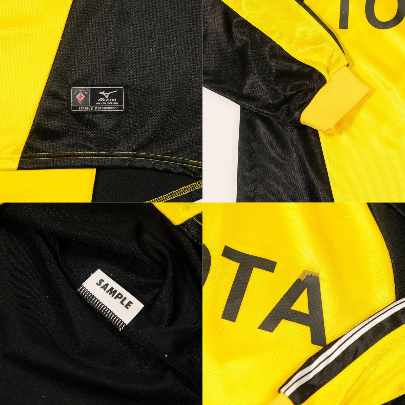 Mizuno 2001/02 Fiorentina Goalkeeper Shirt (L) Size US L / EU 52-54 / 3 - 6 Thumbnail