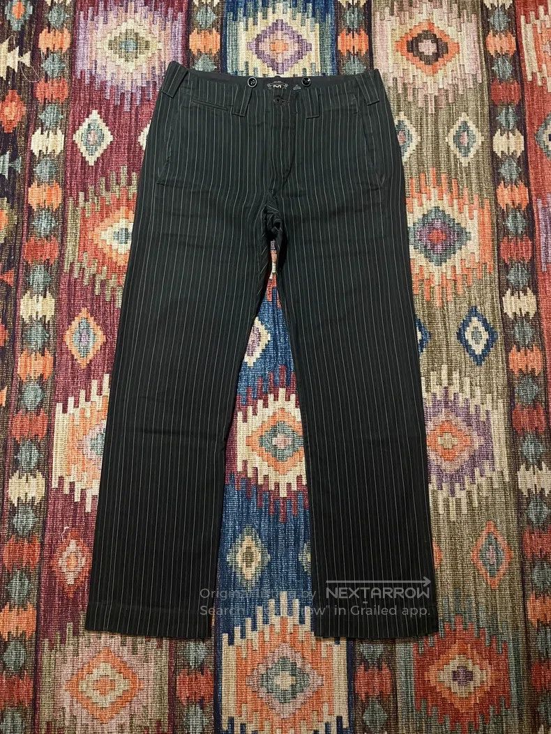 RRL Ralph Lauren RRL Ralph Lauren Rare Depp washed striped work pants Size US 32 / EU 48 - 1 Thumbnail