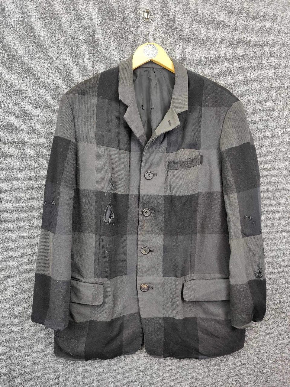 Vintage Y's For Men Yohji Yamamato Checkered Blazer