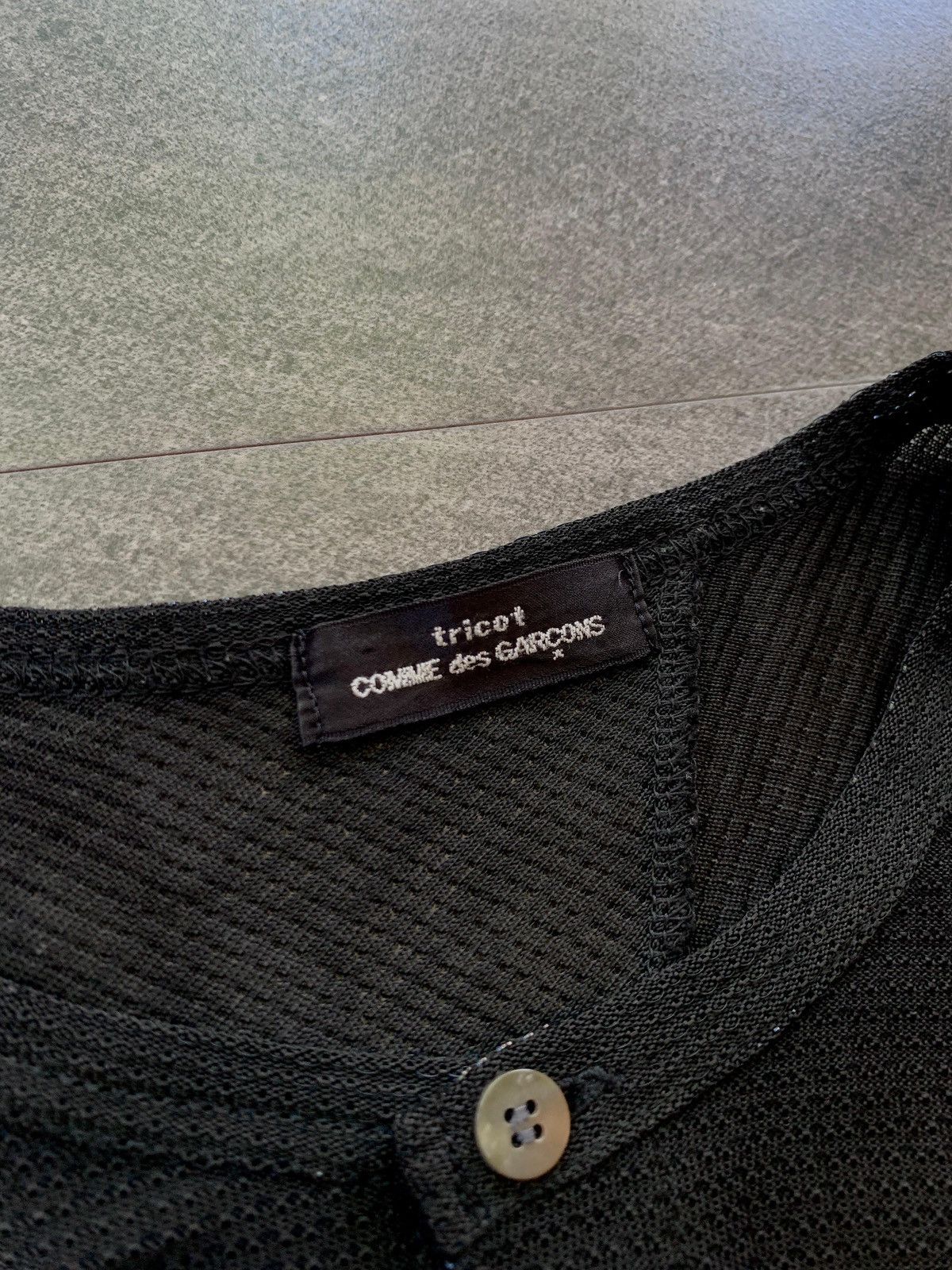 Comme des Garcons FREE TAX! Tricot Textured Polyester Cardigan Jacket Size US S / EU 44-46 / 1 - 10 Thumbnail