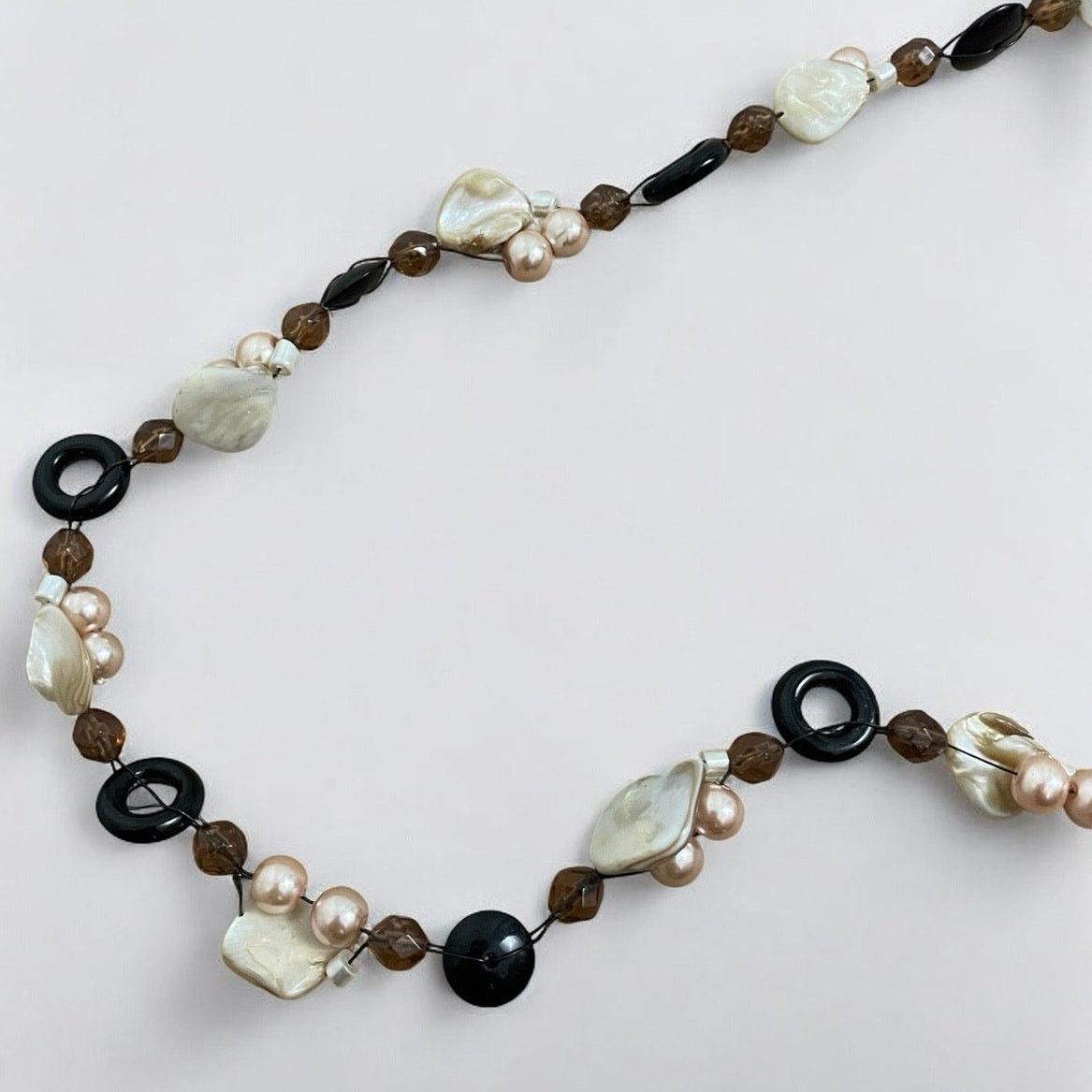 Vintage Cookie Lee Vintage Stone Beaded Statement Necklace Size ONE SIZE - 1 Thumbnail