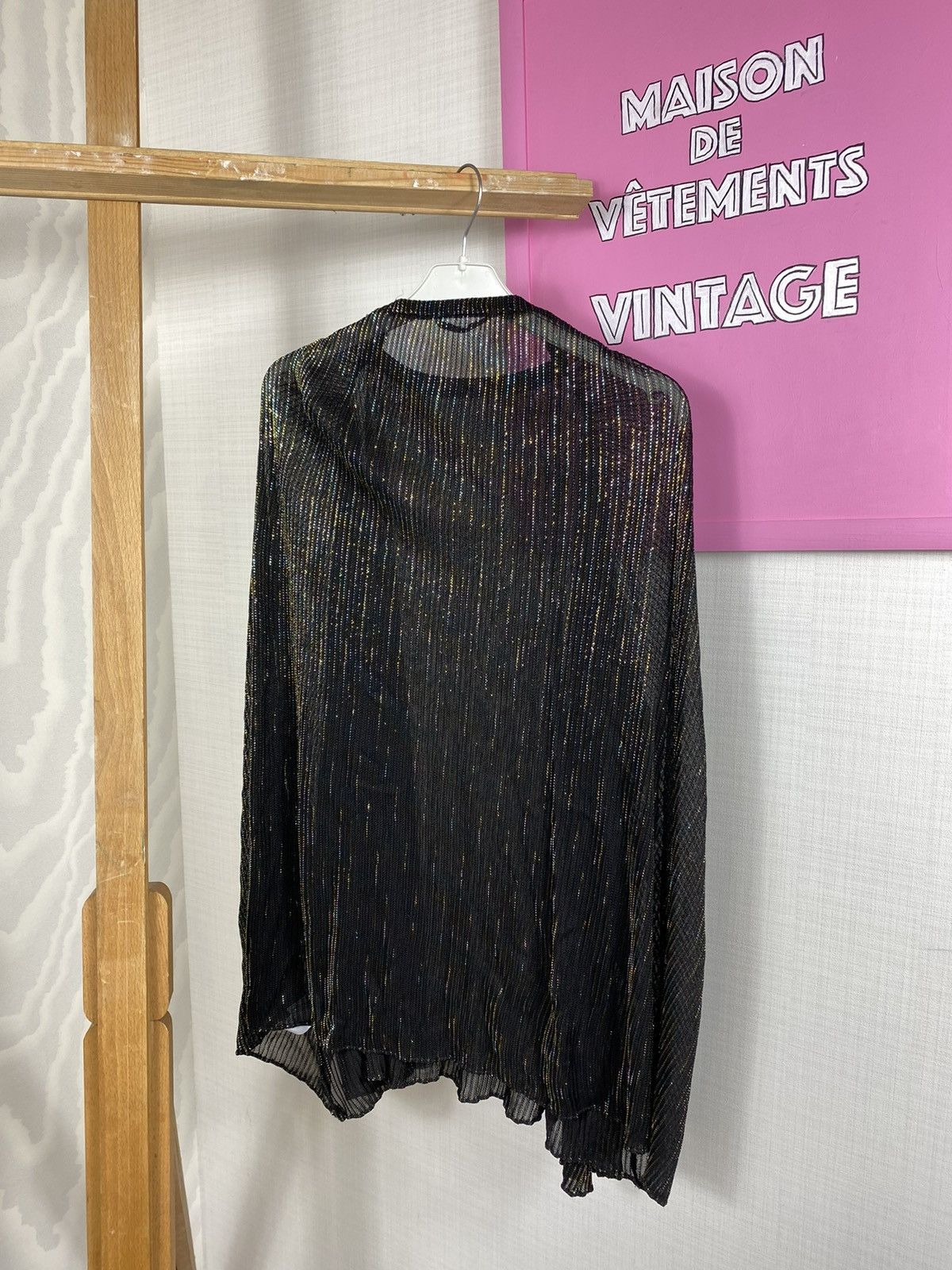 Rosetta Getty ROSETTA GETTY 18SS Pleated Glitter Blouse Size S / US 4 / IT 40 - 15 Thumbnail