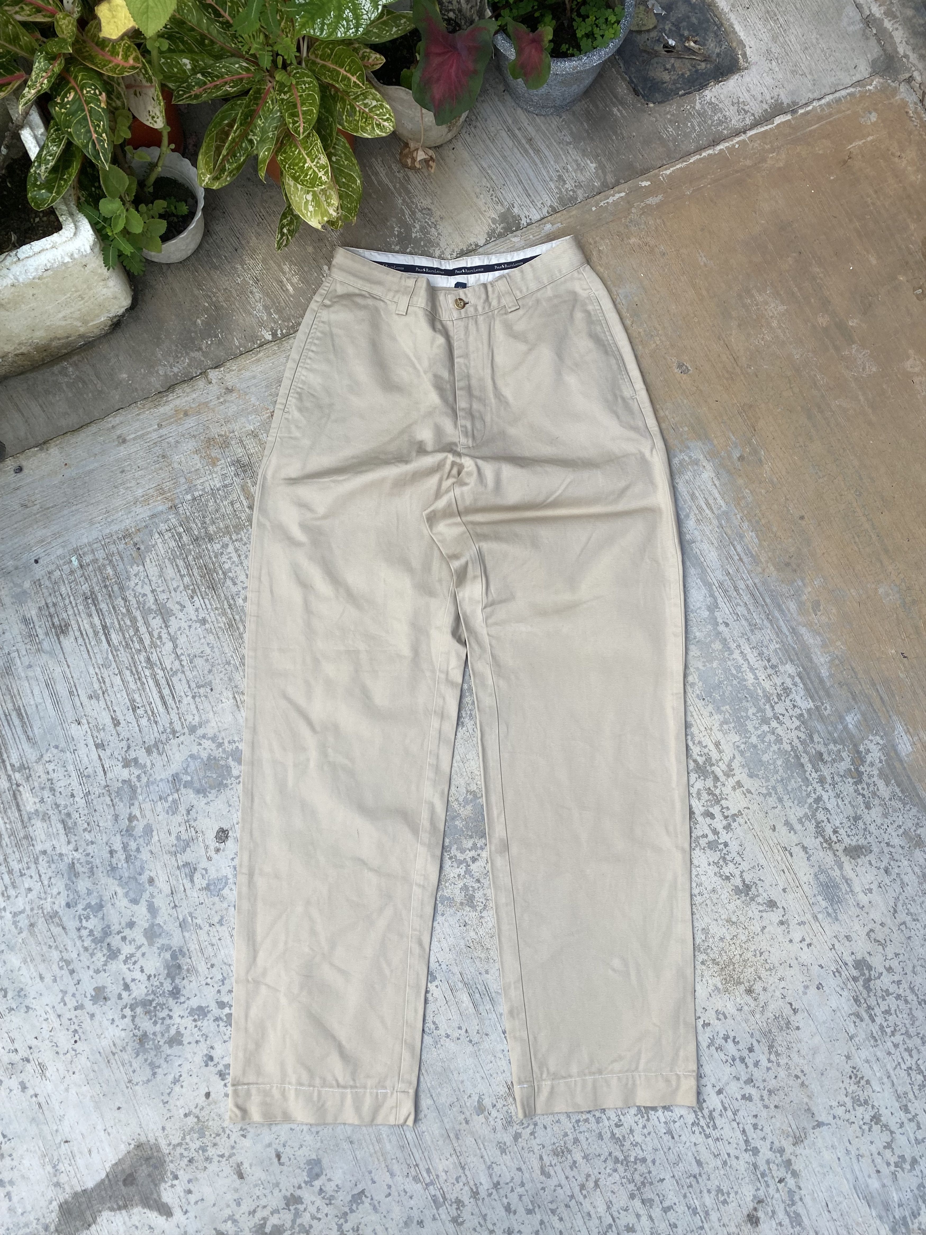 image of Steals Polo Ralph Laurent Gordon Chino Pants in Khaki, Men's (Size 27)