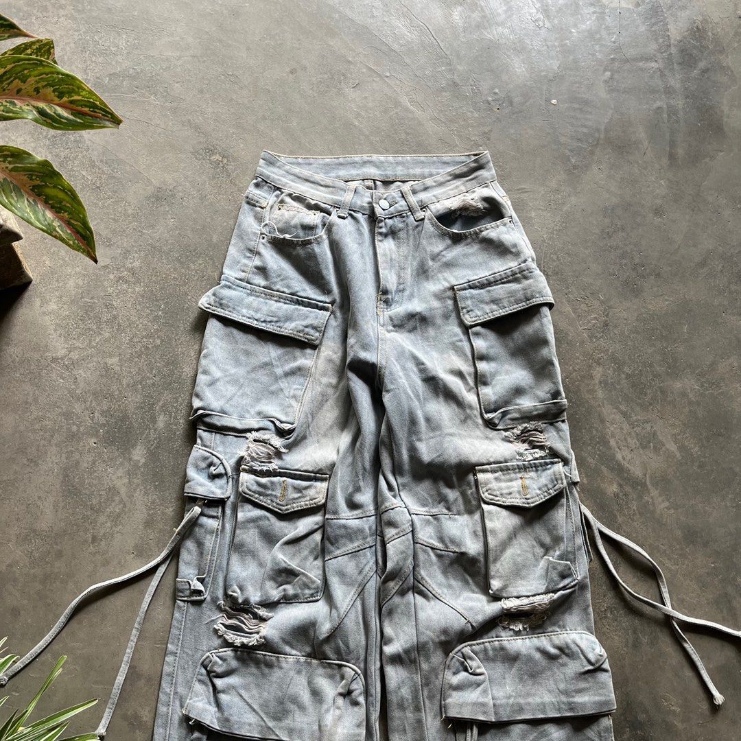 The attico fern multi pocket cargo