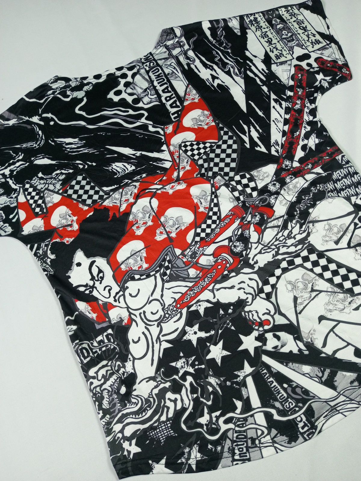 20471120 × Beauty Beast × KMRii Japanese Gothic Samurai AOP Sukajan Style Size US L / EU 52-54 / 3 - 9 Thumbnail