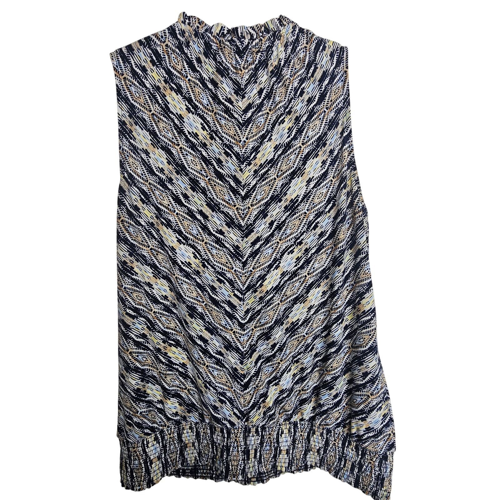 White House Black Market White House Black Market Blouse Sleeveless Shirt Tank M Size M / US 6-8 / IT 42-44 - 7 Thumbnail