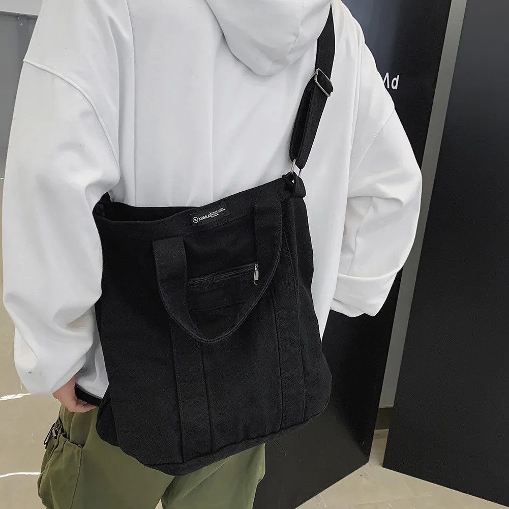 Japanese Brand × Vintage Vintage Canvas Messenger Bag Size ONE SIZE - 5 Thumbnail