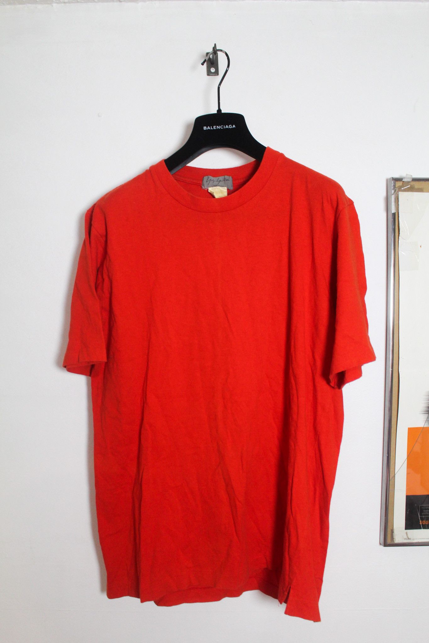 Yohji Yamamoto Plain Orange T-Shirt with Yohji Embroided on the back Size US S / EU 44-46 / 1 - 1 Thumbnail