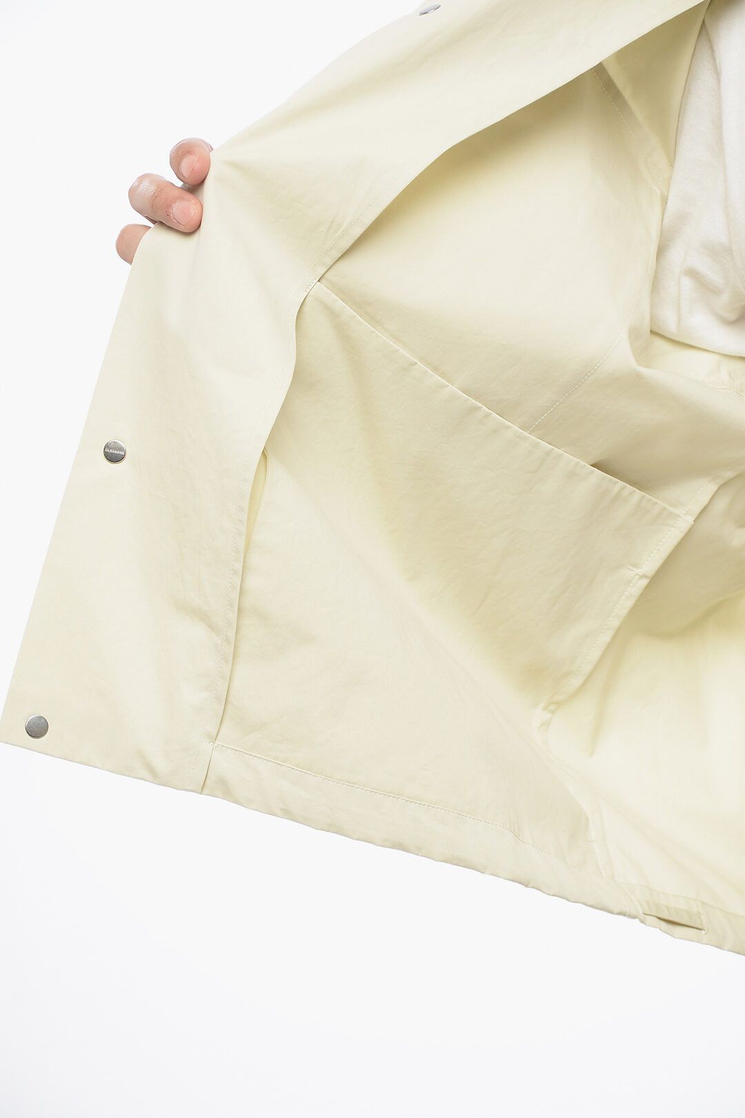 Jil Sander og1mm0625 Windbreaker Jacket in Beige Size US L / EU 52-54 / 3 - 5 Thumbnail