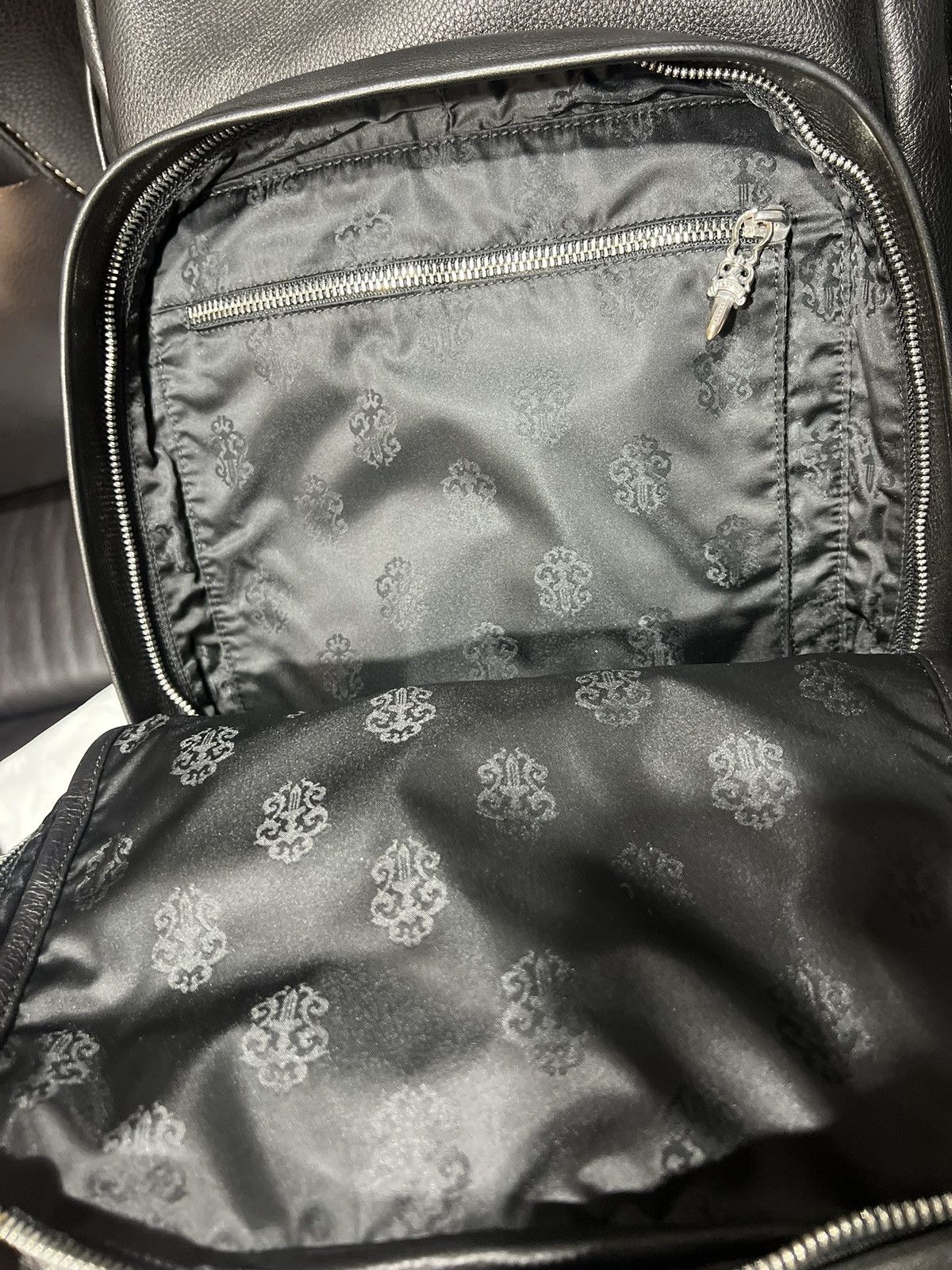Chrome Hearts × Matty Boy RARE CHROME HEARTS SEX RECORDS LEATHER BAG Size ONE SIZE - 3 Thumbnail