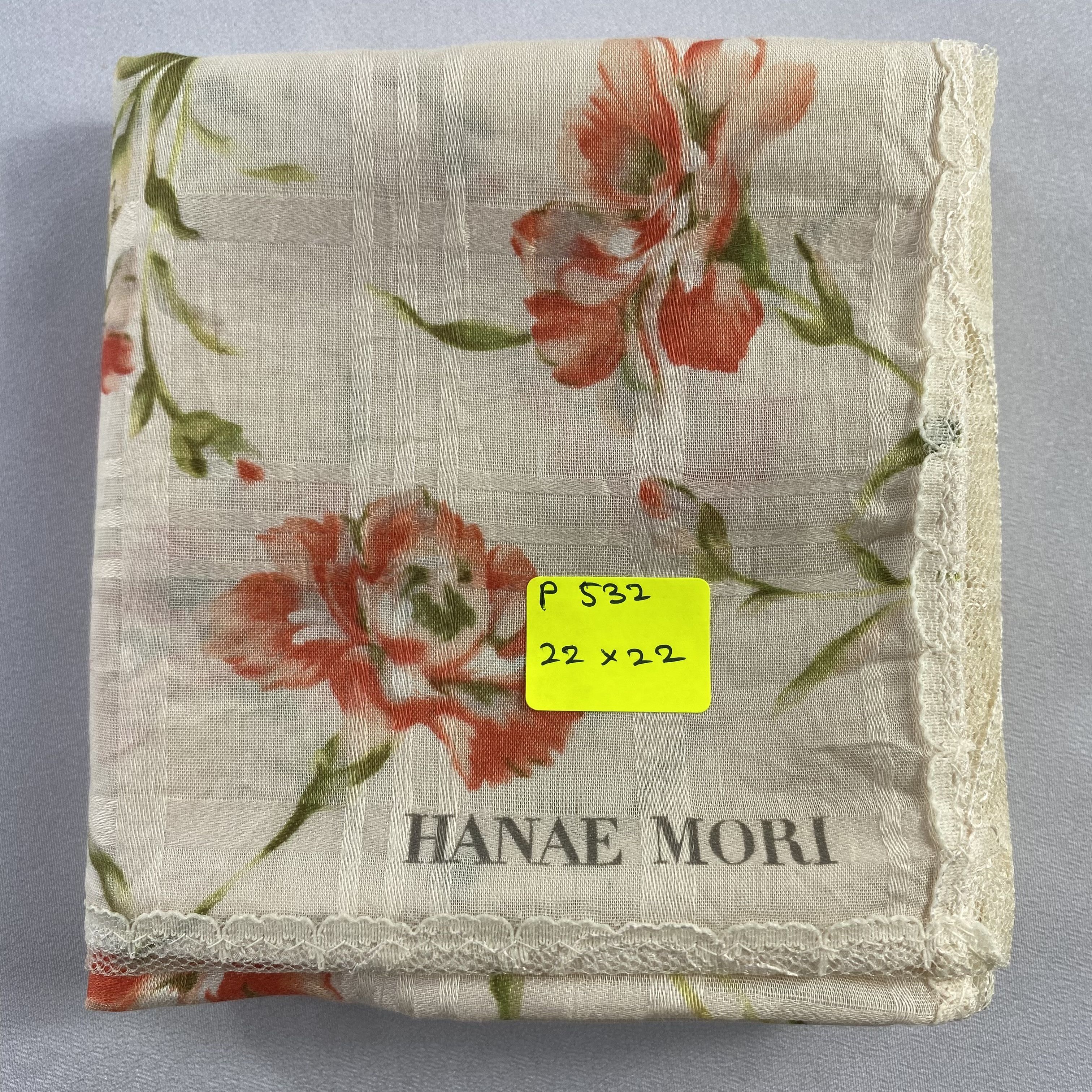 Hanae Mori × Vintage Hanae Mori Handkerchief / Neckerchief / Bandana-P532 Size ONE SIZE - 5 Thumbnail