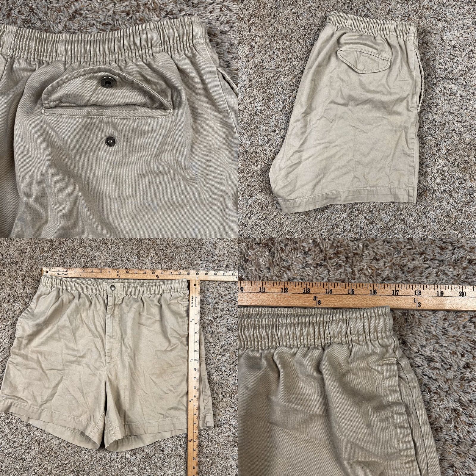 Polo Ralph Lauren Polo Ralph Lauren Chino Shorts Khaki Stretch Classic Fit XL Mens Green Pony Size US XL / EU 56 / 4 - 8 Thumbnail