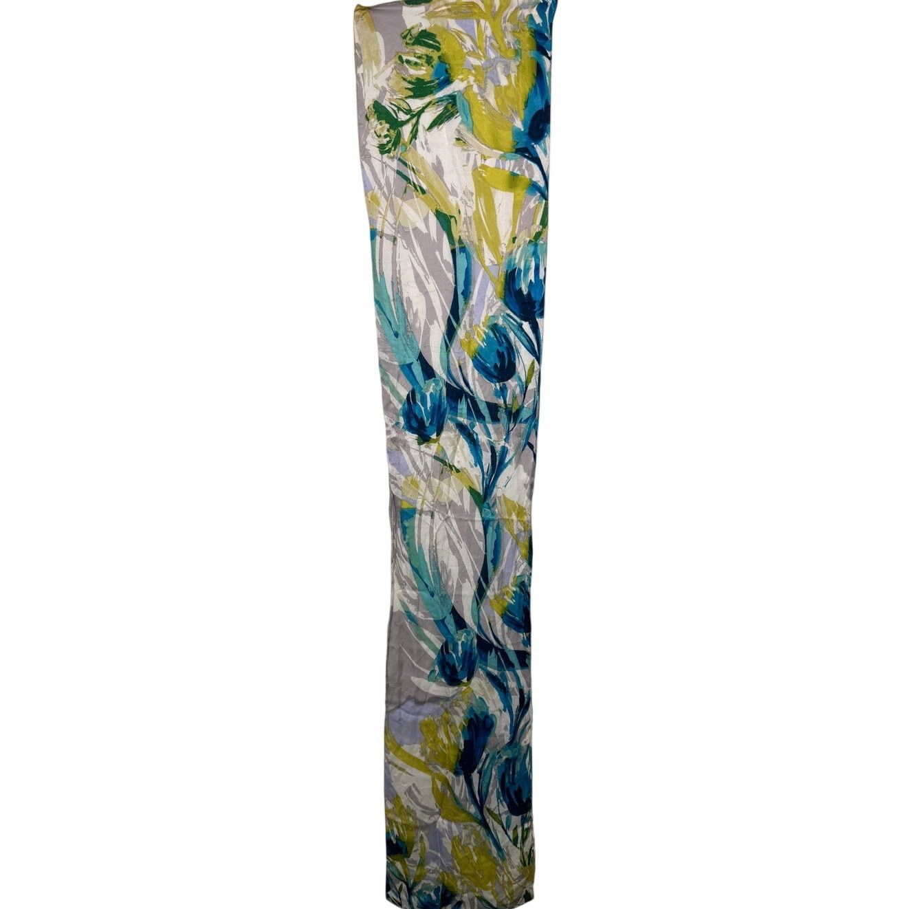 Cynthia Rowley Cynthia Rowley silk watercolor floral long scarf 12.5 x 64" Size ONE SIZE - 2 Thumbnail
