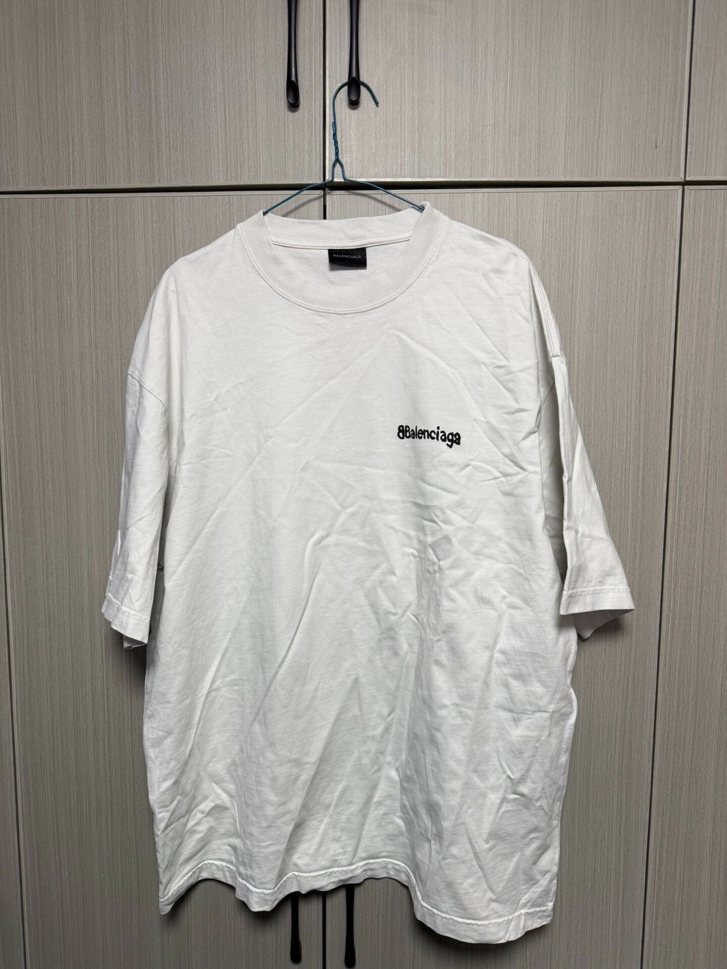 Balenciaga Balenciaga Retro White T-Shirt L Men Size US L / EU 52-54 / 3 - 1 Thumbnail