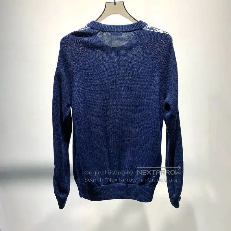 Dior Dior Men's Navy Cotton Pullover Sweater . Size US S / EU 44-46 / 1 - 2 Thumbnail