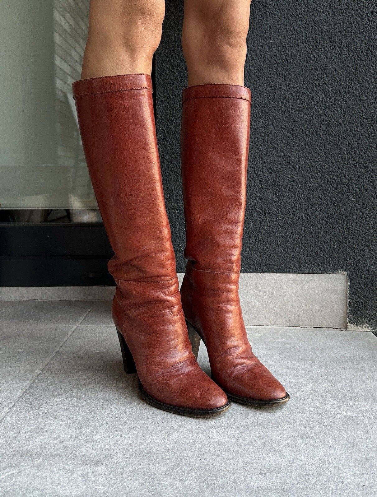 A.F. Vandevorst A.F. Vandevorst Womens High Leather Ankle Boots size 36 Size US 6 / IT 36 - 7 Thumbnail