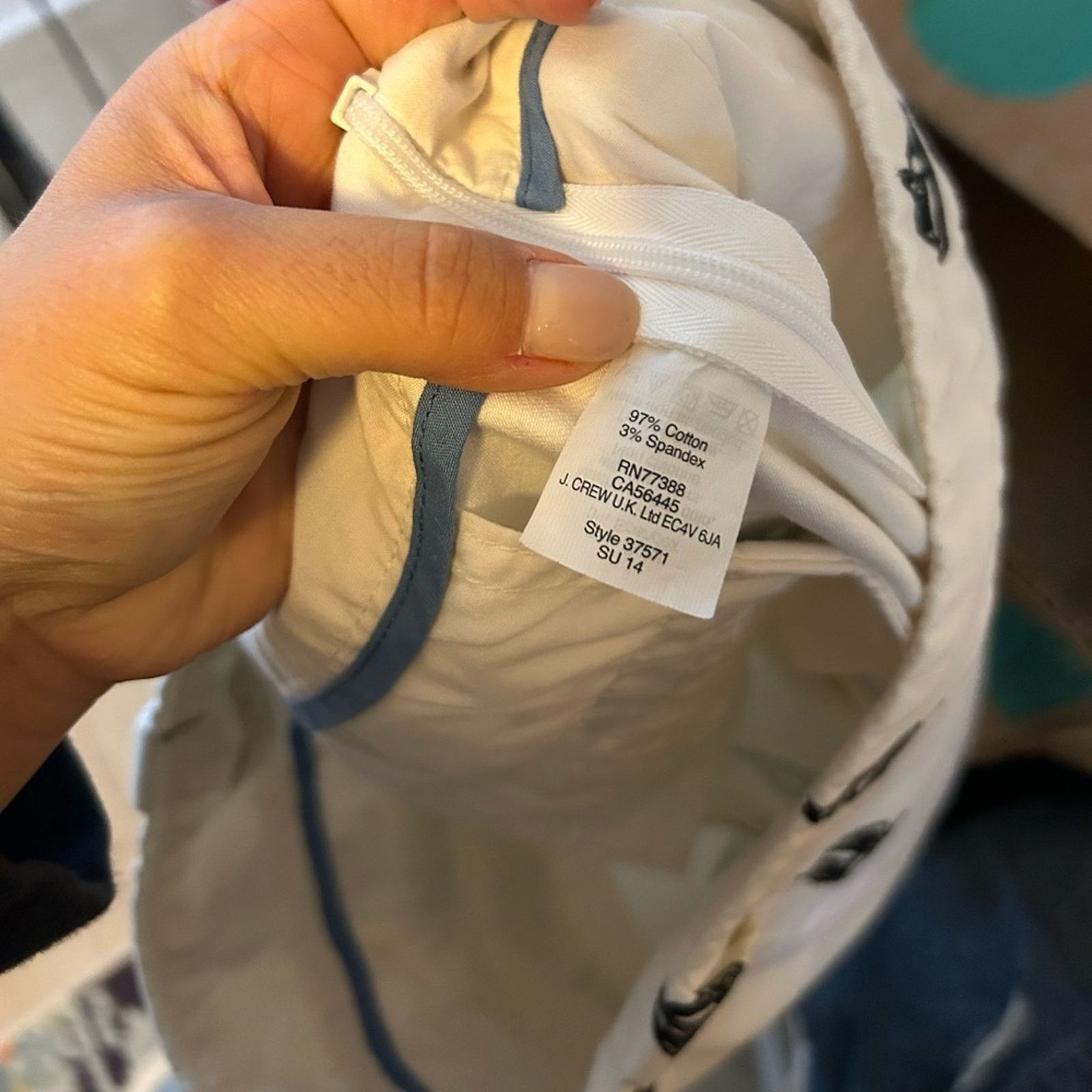 J.Crew J.Crew 5” Sailboat Printed Chino Shorts Size 26" / US 2 / IT 38 - 4 Thumbnail